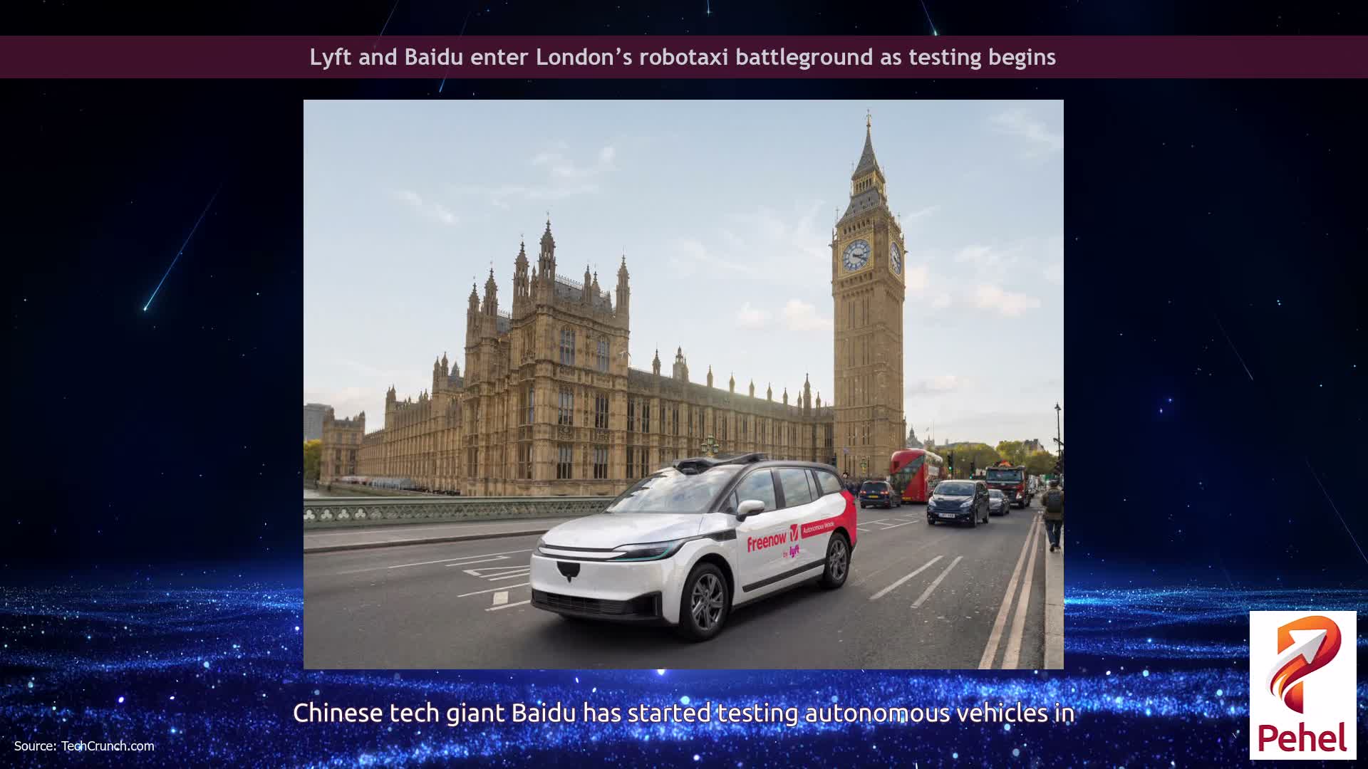 Lyft and Baidu enter London’s robotaxi battleground as testing begins