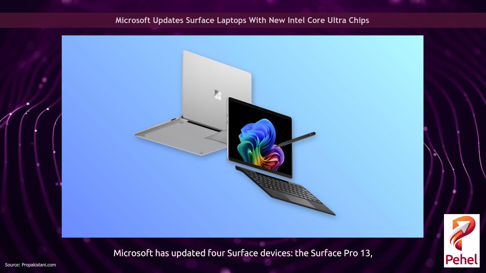 Microsoft Updates Surface Laptops With New Intel Core Ultra Chips