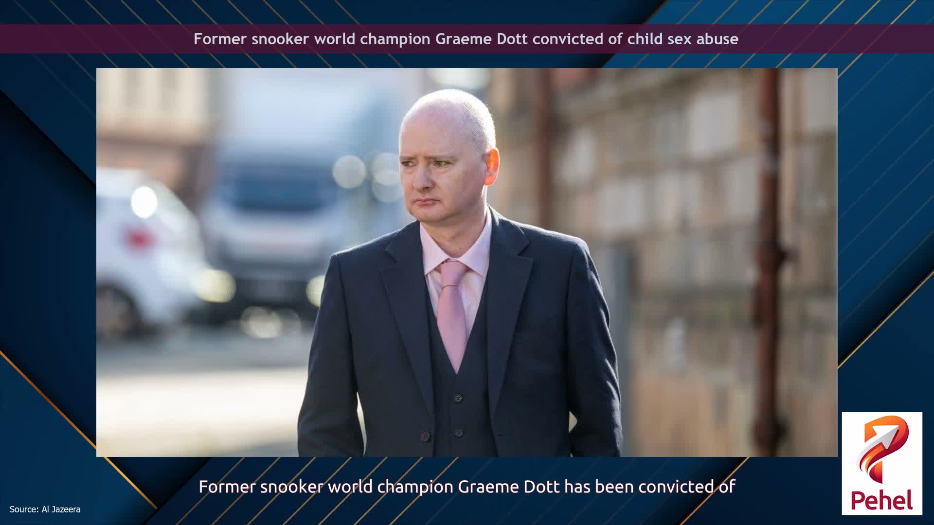 Former snooker world champion Graeme Dott convicted of child sex abuse