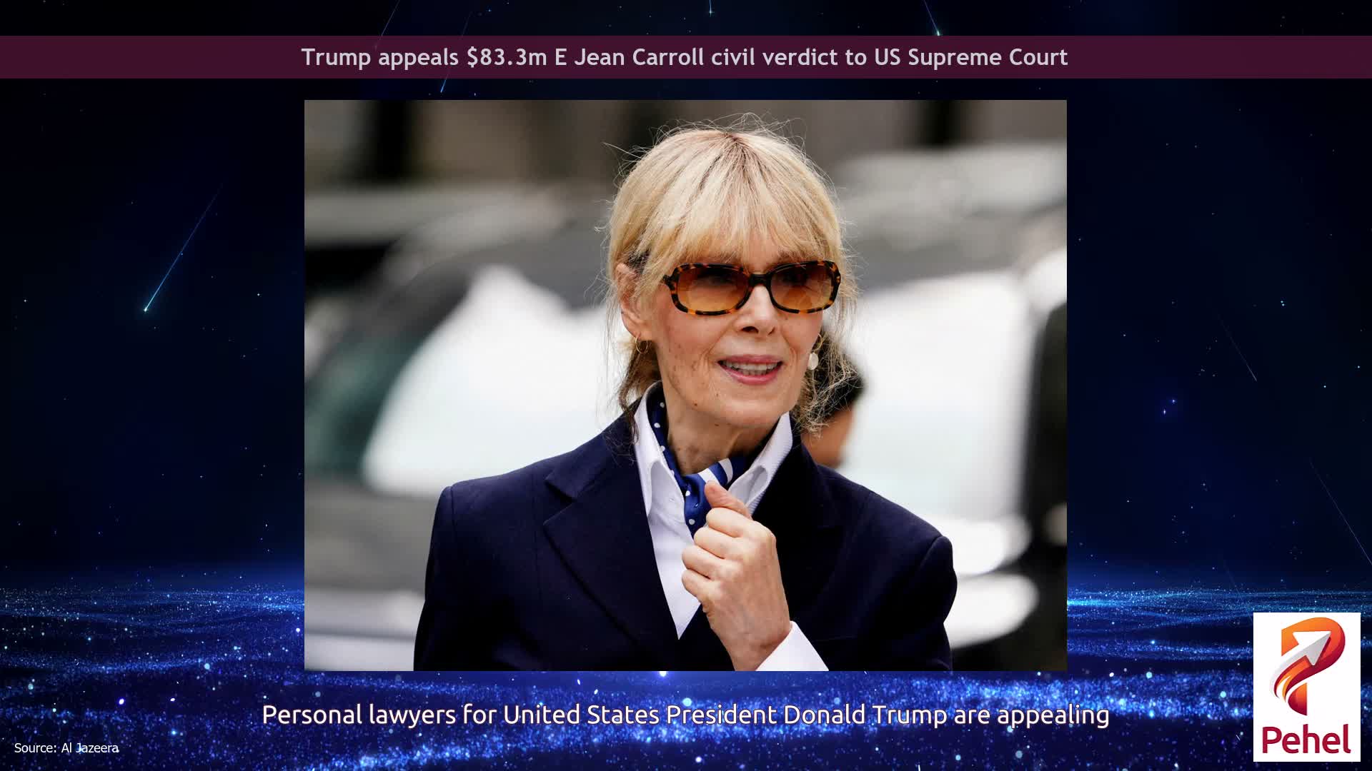 Trump appeals $83.3m E Jean Carroll civil verdict to US Supreme Court