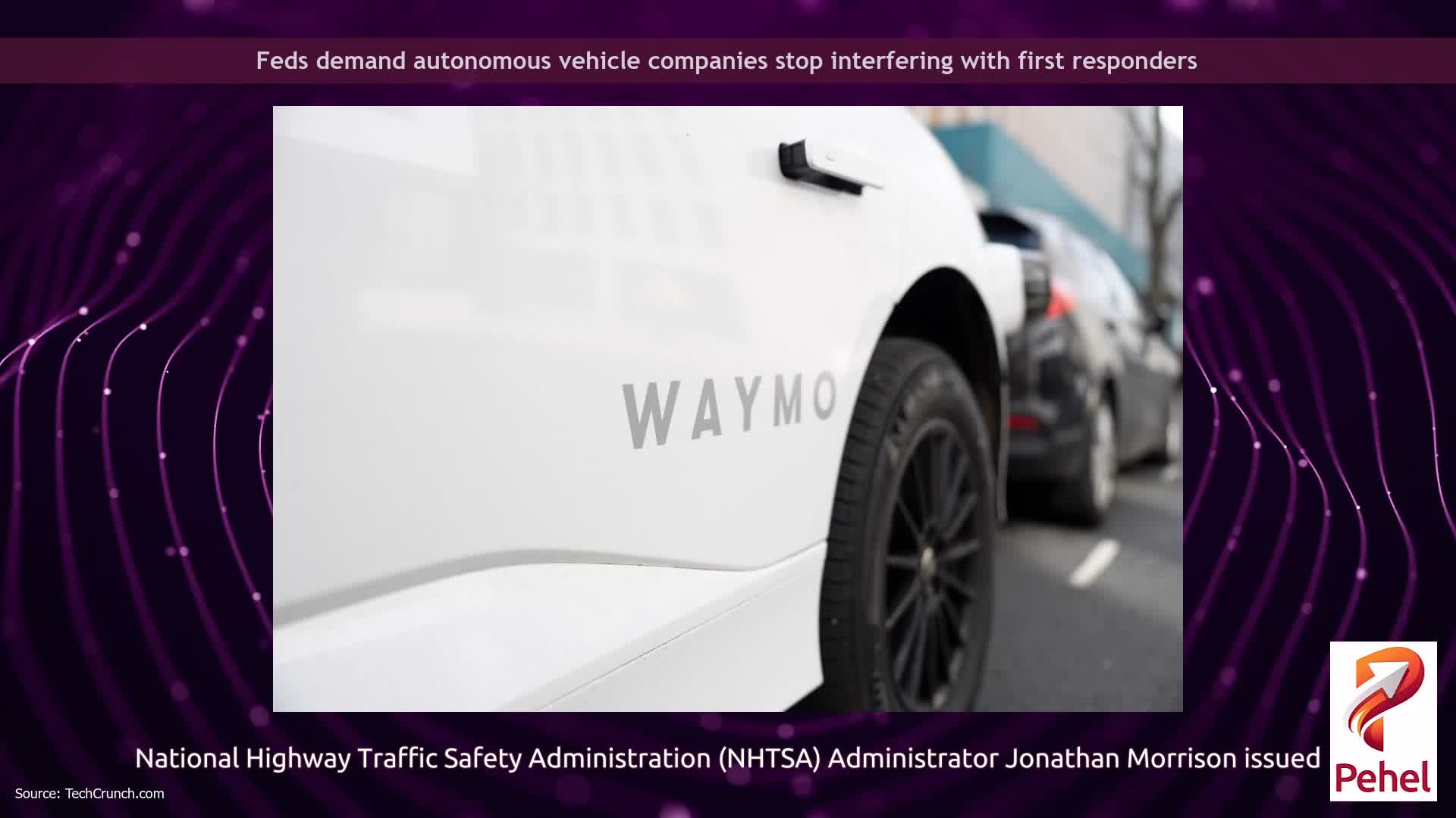 Feds demand autonomous vehicle companies stop interfering with first responders