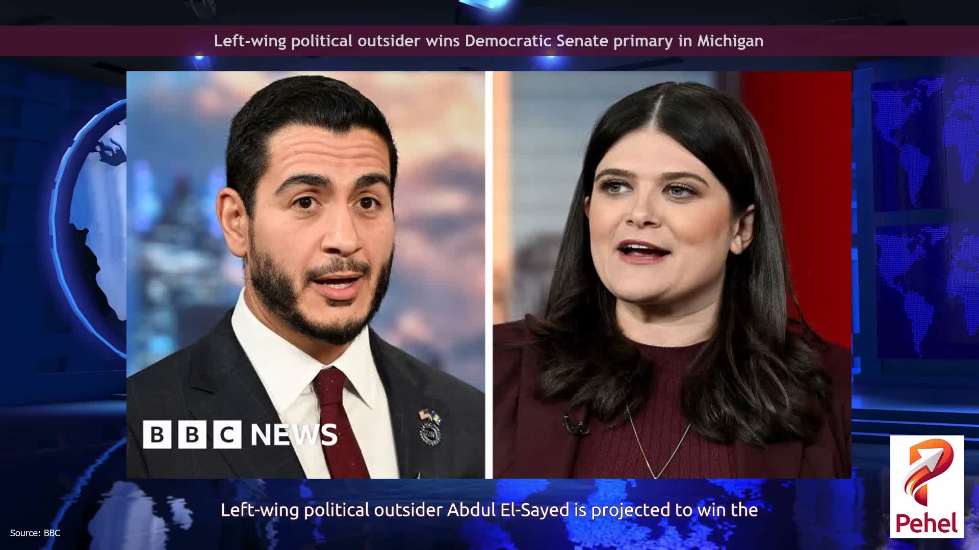 Left-wing political outsider wins Democratic Senate primary in Michigan