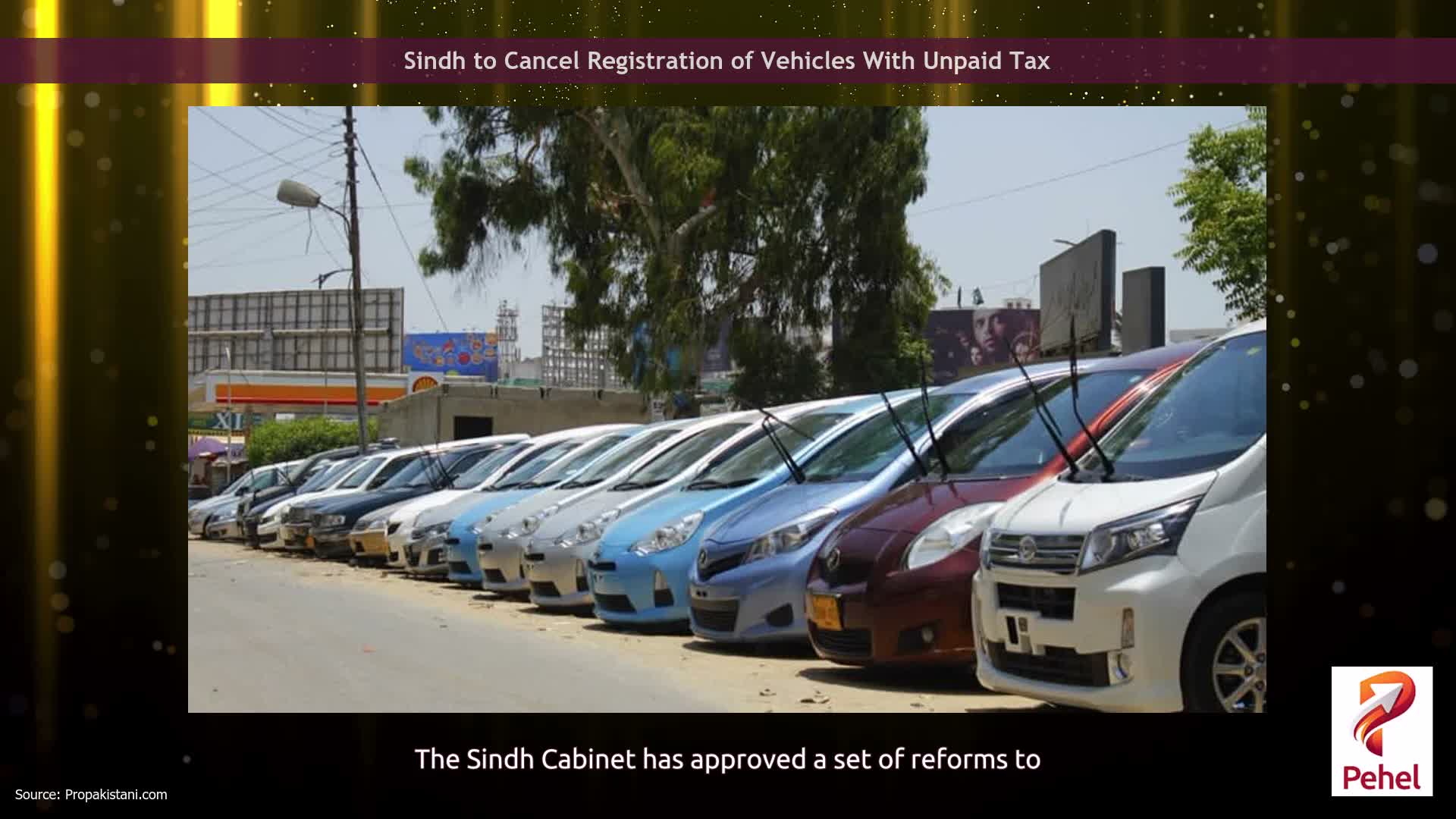 Sindh to Cancel Registration of Vehicles With Unpaid Tax