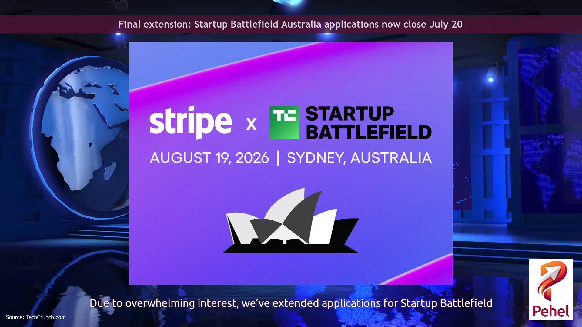 Final extension: Startup Battlefield Australia applications now close July 20