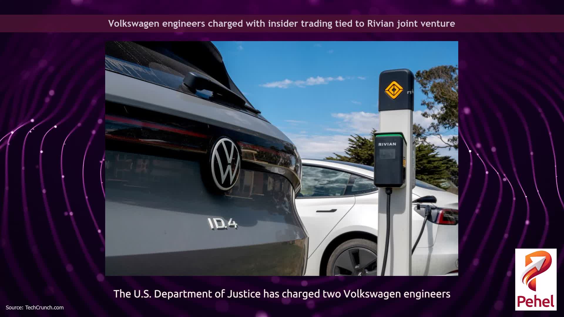 Volkswagen engineers charged with insider trading tied to Rivian joint venture