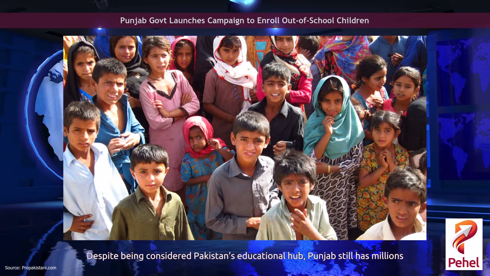 Punjab Govt Launches Campaign to Enroll Out-of-School Children