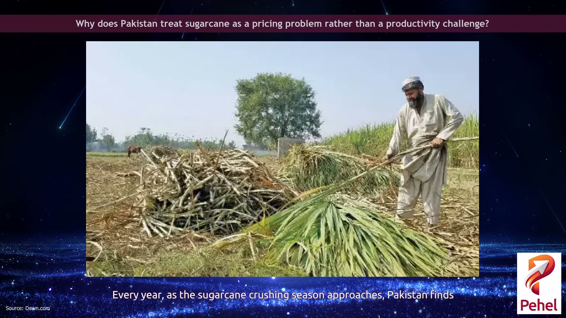 Why does Pakistan treat sugarcane as a pricing problem rather than a productivity challenge?