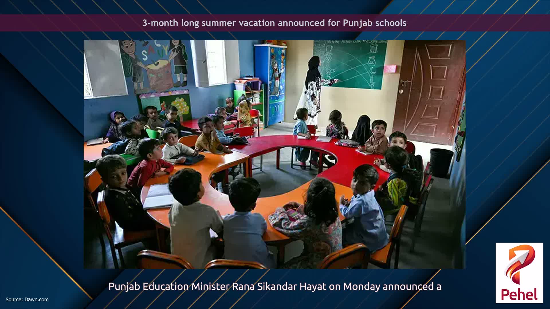 3-month long summer vacation announced for Punjab schools