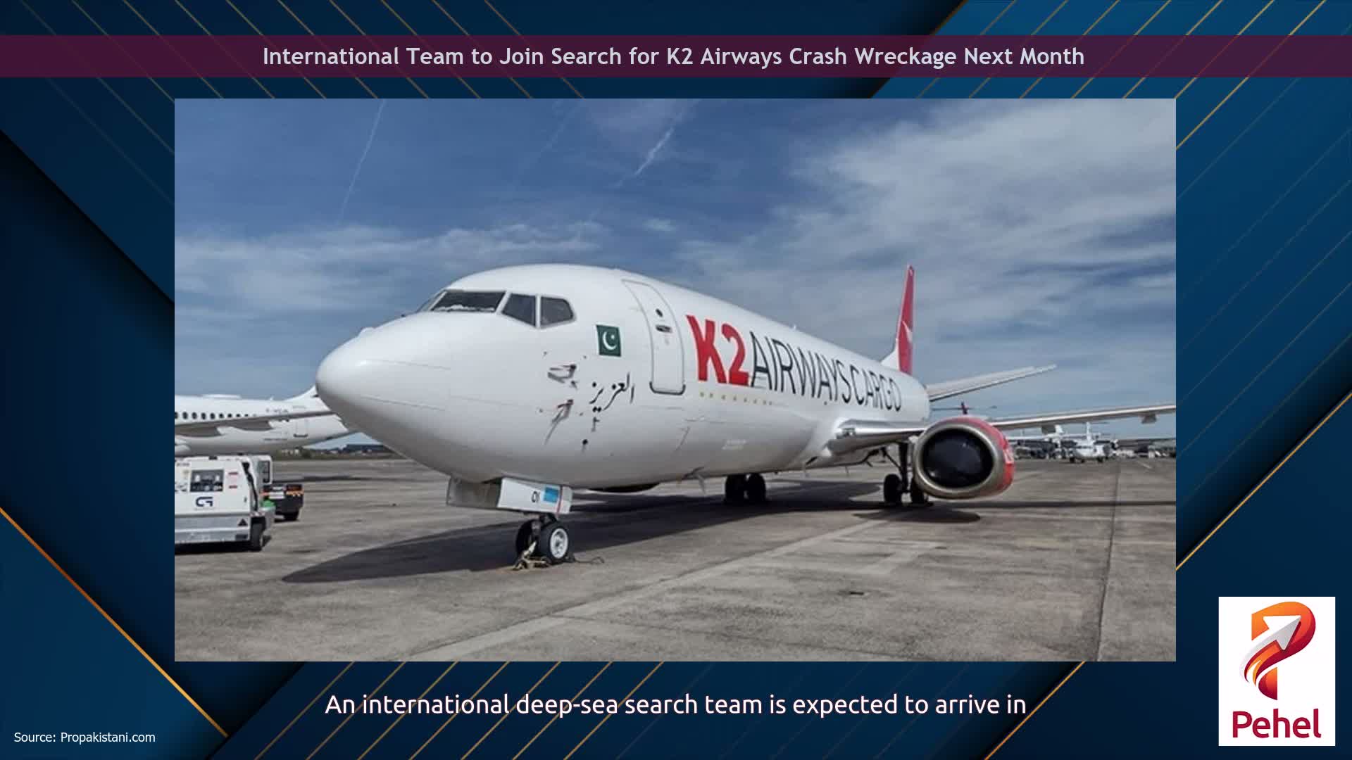 International Team to Join Search for K2 Airways Crash Wreckage Next Month