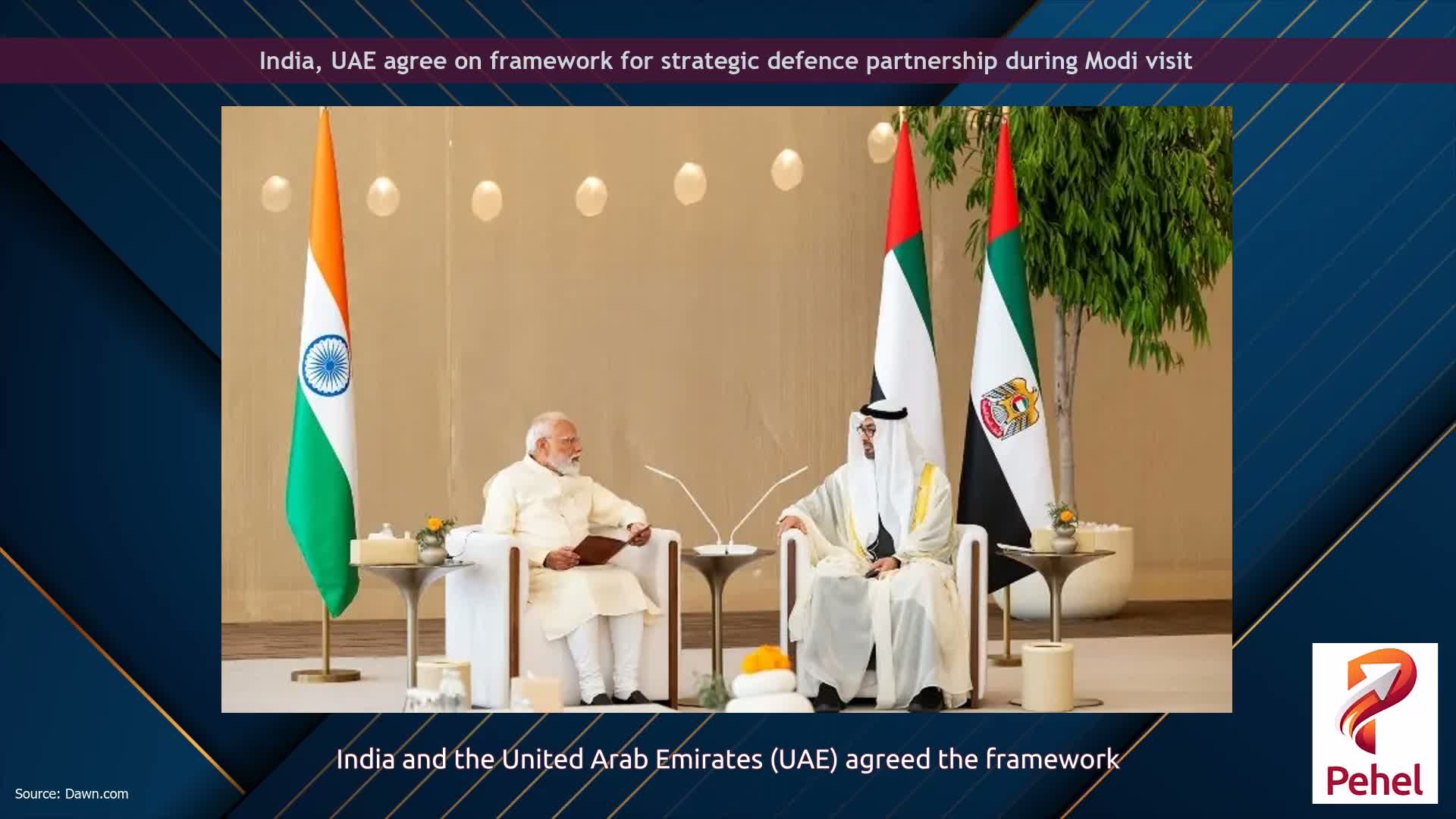 India, UAE agree on framework for strategic defence partnership during Modi visit