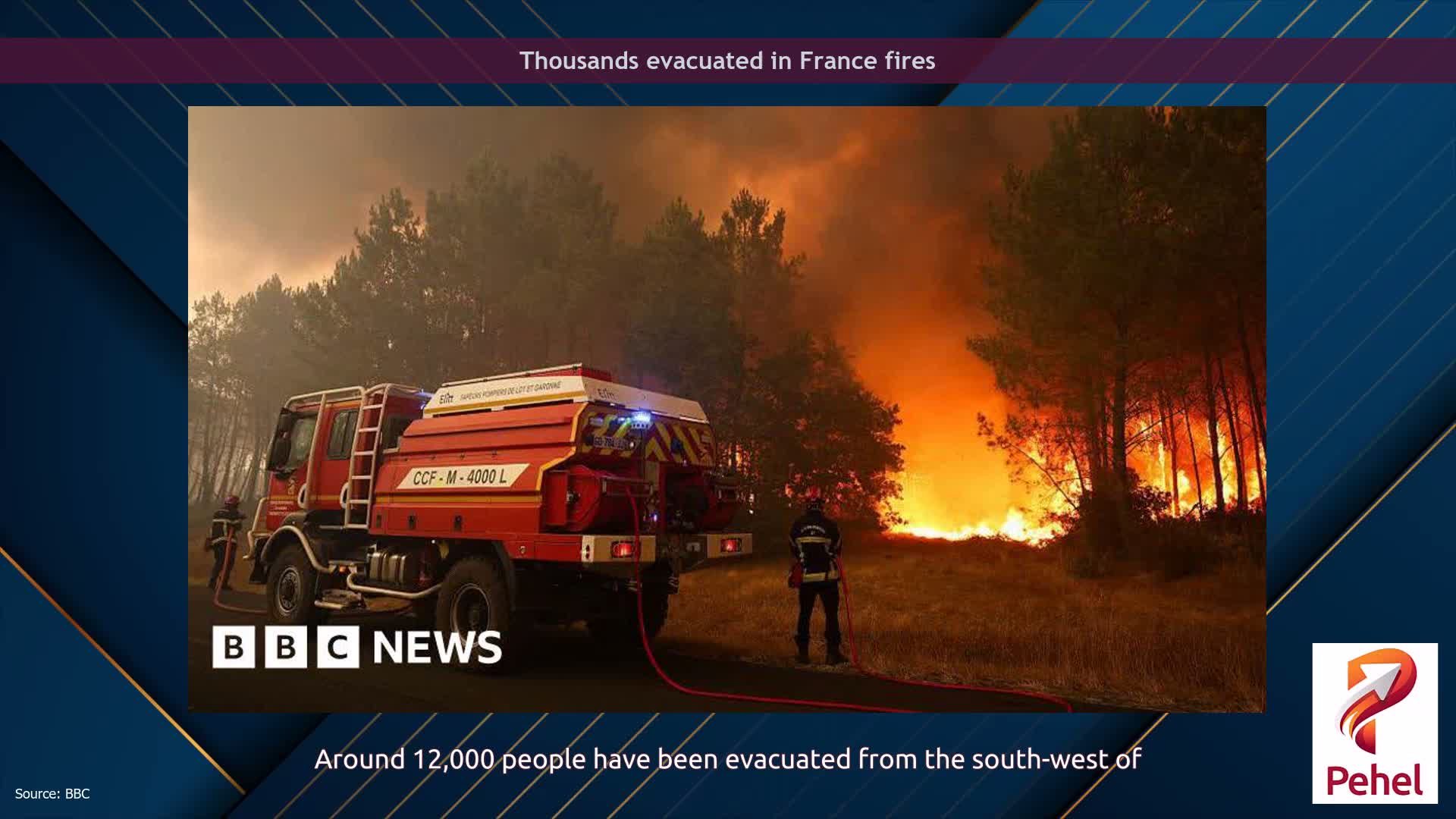 Thousands evacuated in France fires