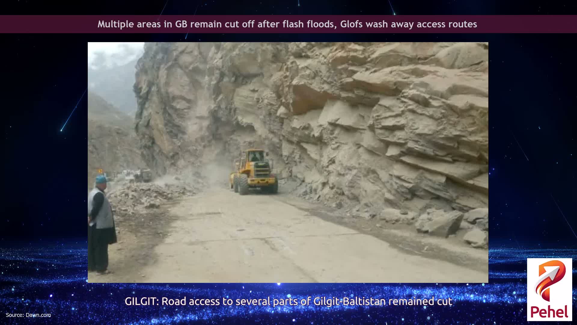 Multiple areas in GB remain cut off after flash floods, Glofs wash away access routes