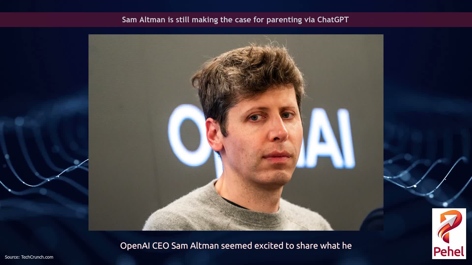 Sam Altman is still making the case for parenting via ChatGPT