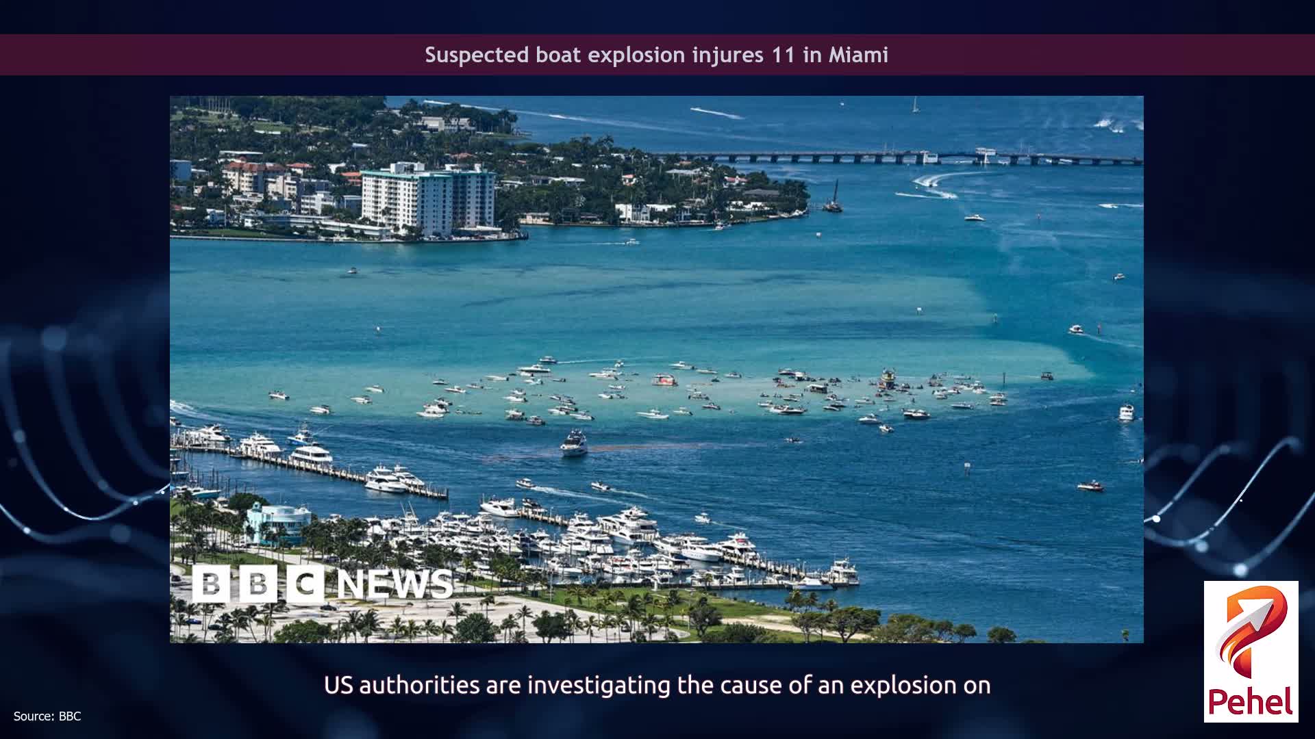 Suspected boat explosion injures 11 in Miami