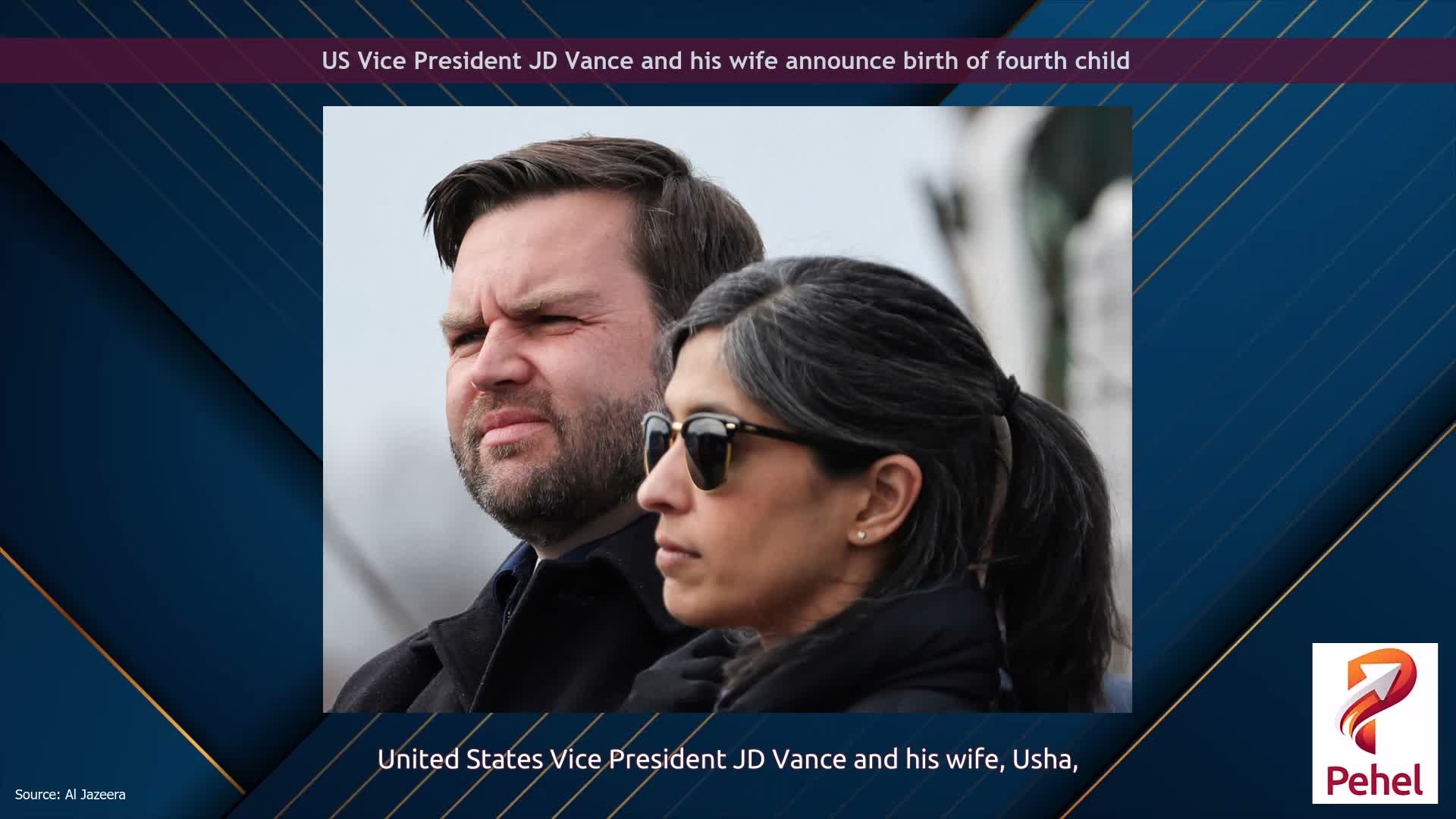 US Vice President JD Vance and his wife announce birth of fourth child