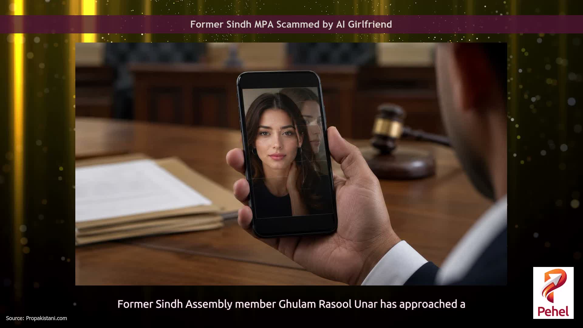 Former Sindh MPA Scammed by AI Girlfriend