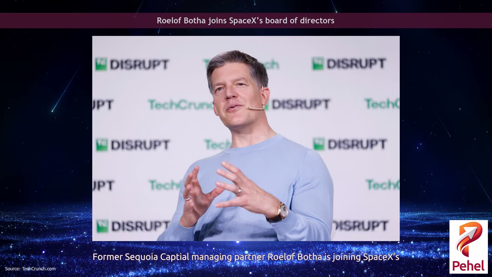 Roelof Botha joins SpaceX’s board of directors