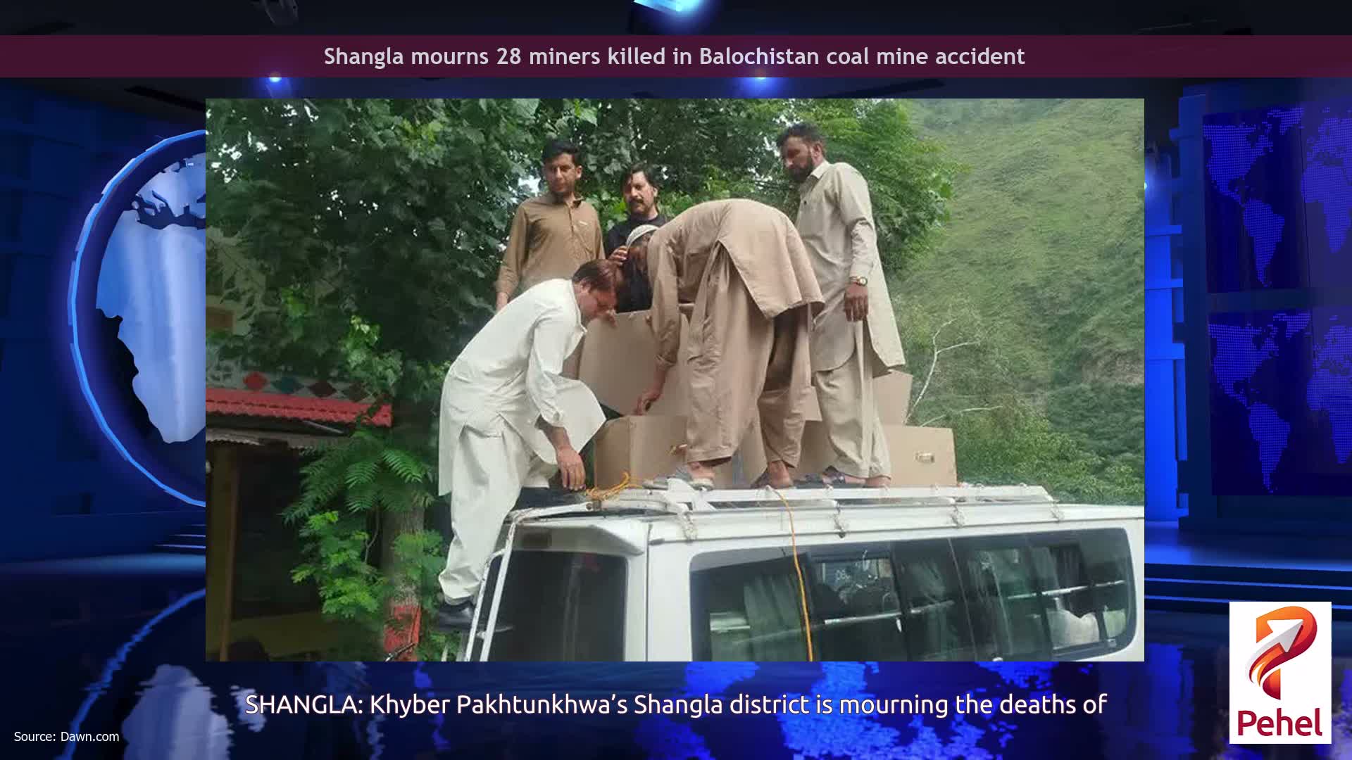 Shangla mourns 28 miners killed in Balochistan coal mine accident