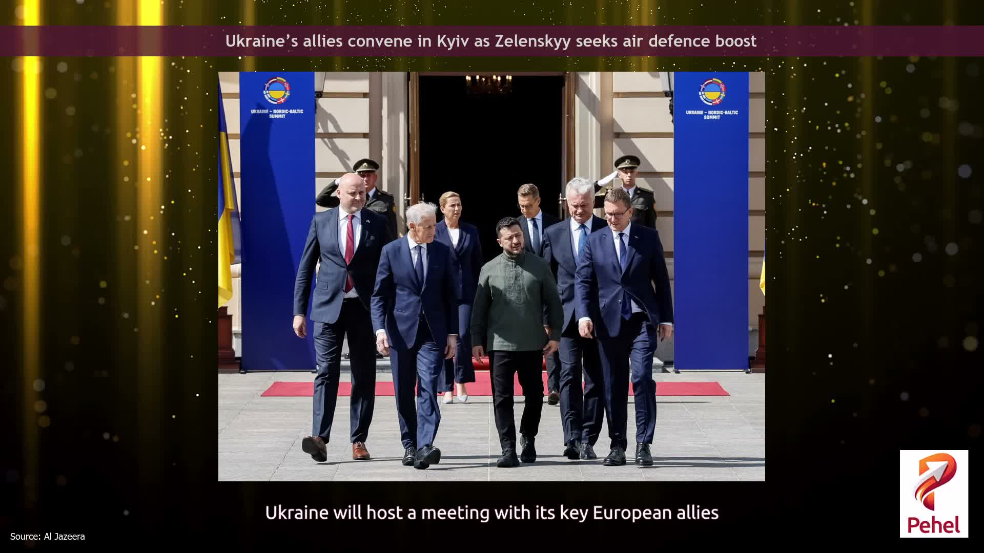 Ukraine’s allies convene in Kyiv as Zelenskyy seeks air defence boost