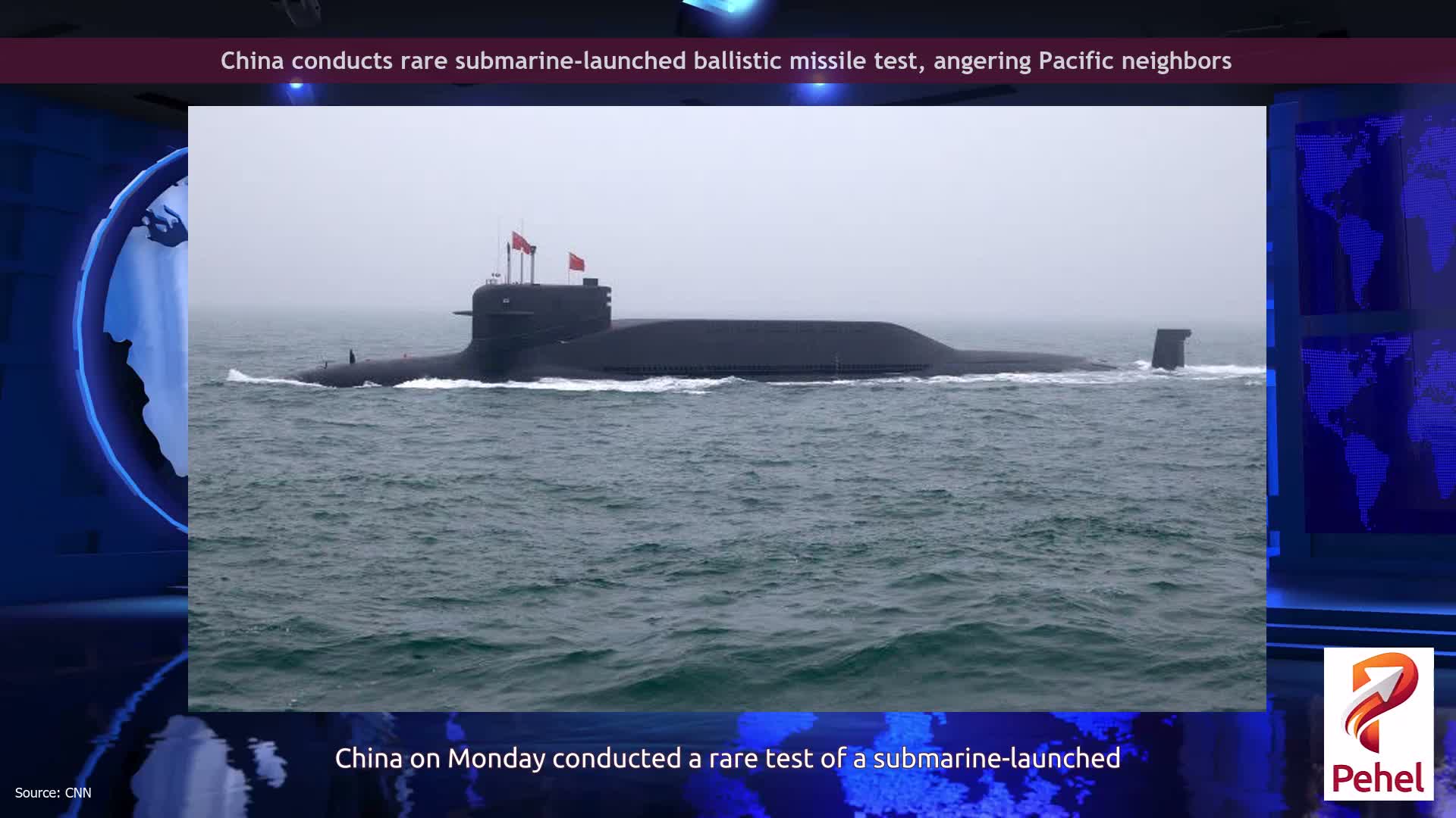 China conducts rare submarine-launched ballistic missile test, angering Pacific neighbors