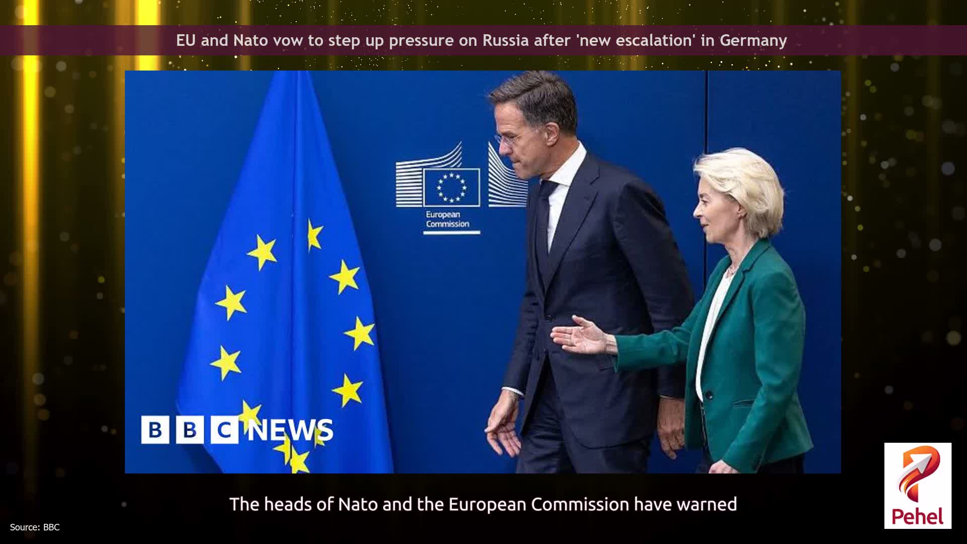 EU and Nato vow to step up pressure on Russia after 'new escalation' in Germany