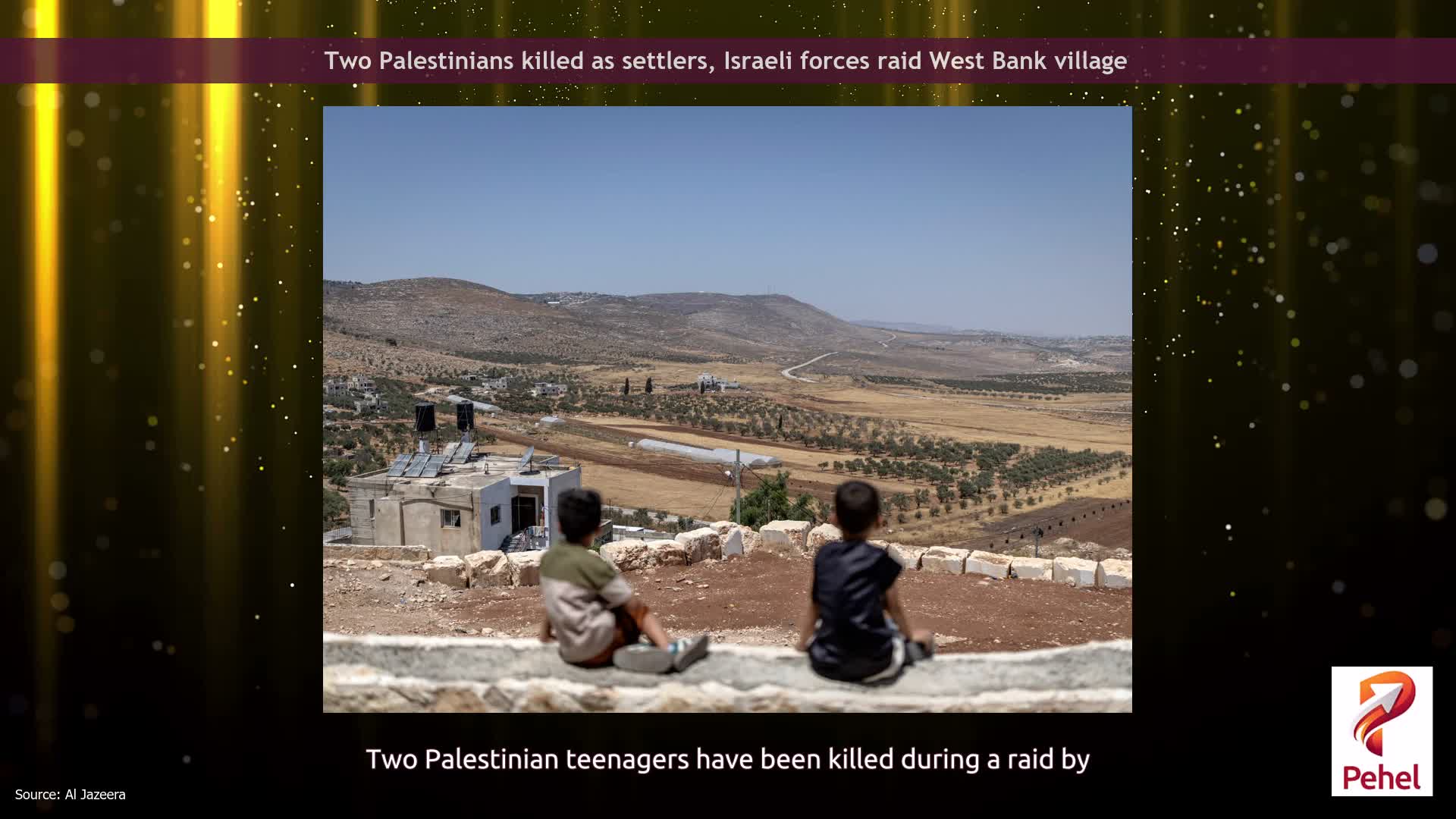 Two Palestinians killed as settlers, Israeli forces raid West Bank village