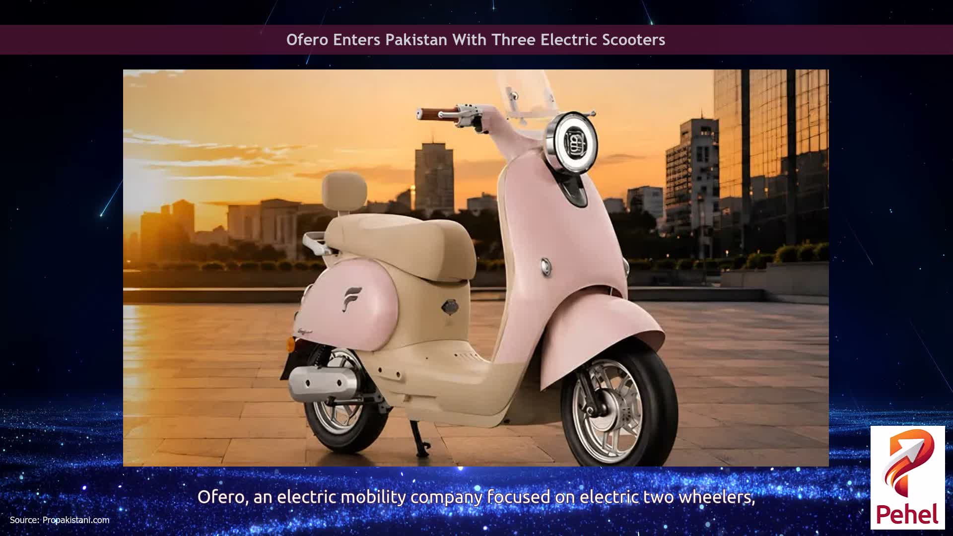 Ofero Enters Pakistan With Three Electric Scooters