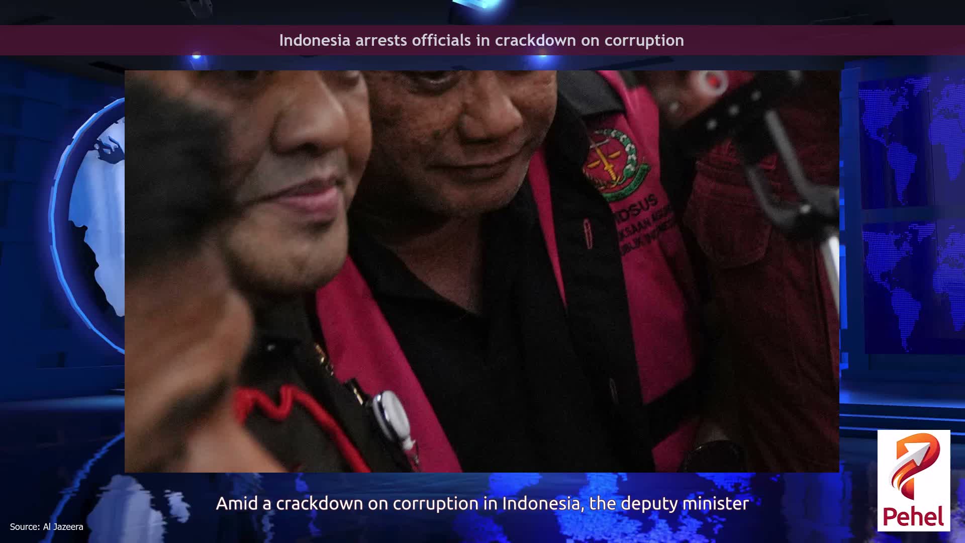 Indonesia arrests officials in crackdown on corruption