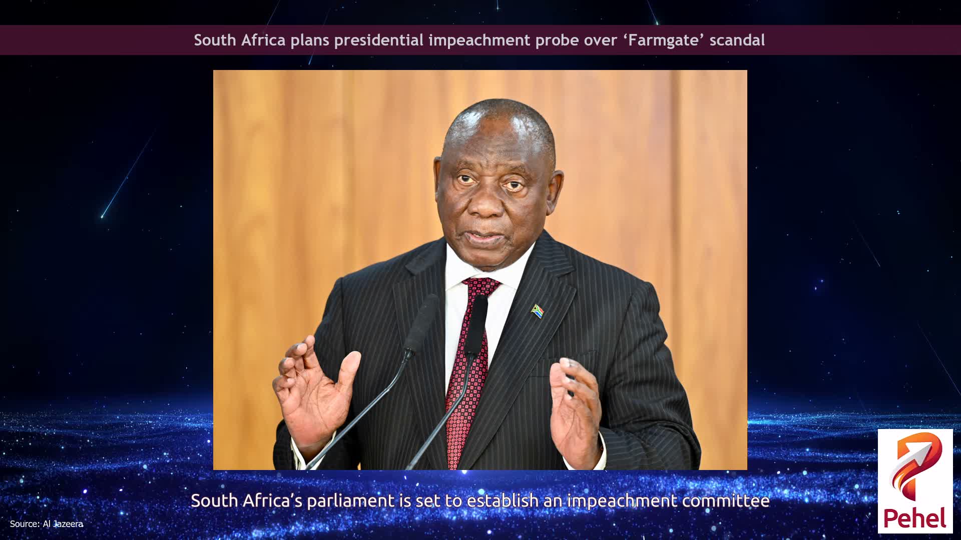 South Africa plans presidential impeachment probe over ‘Farmgate’ scandal