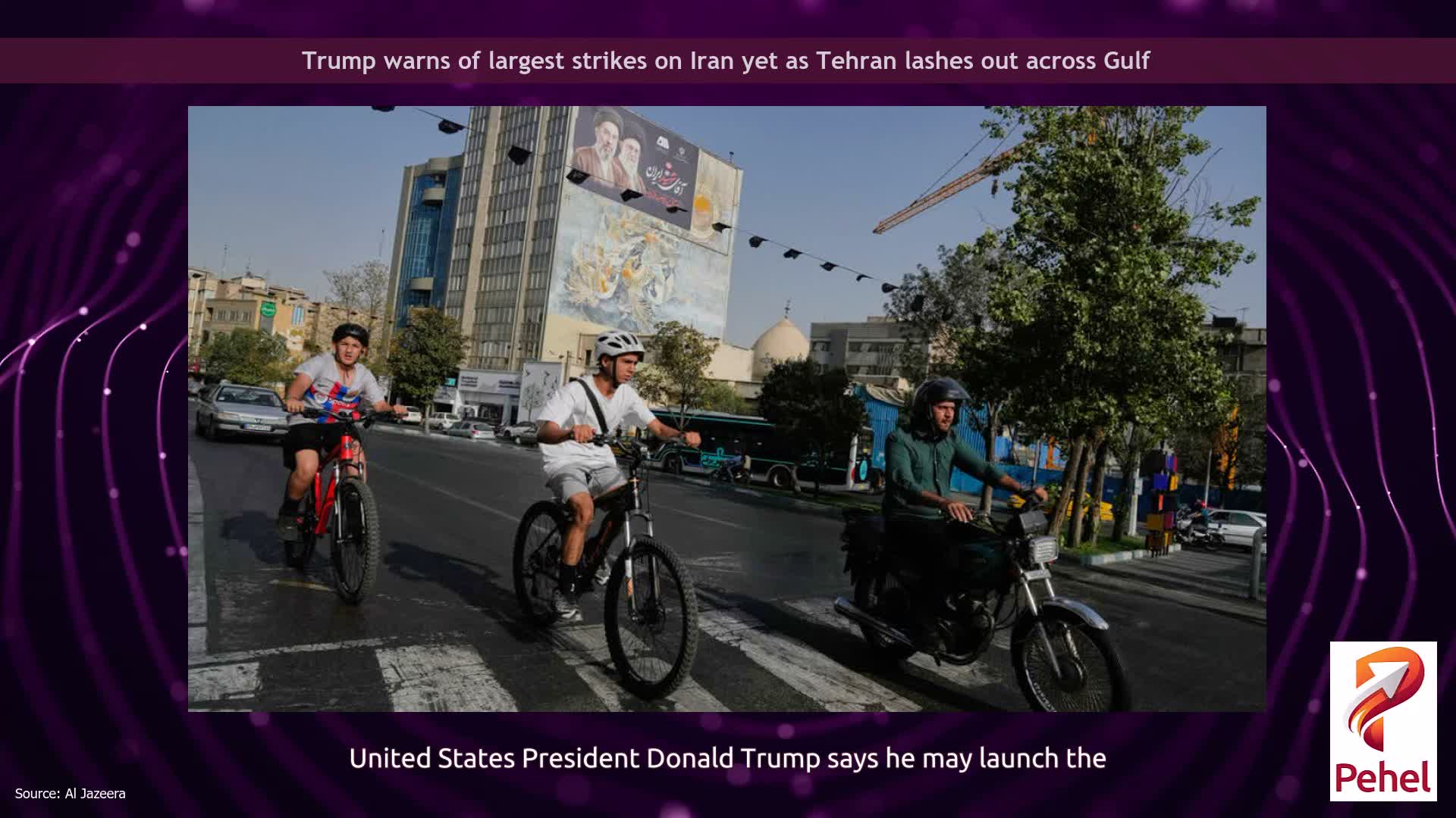 Trump warns of largest strikes on Iran yet as Tehran lashes out across Gulf