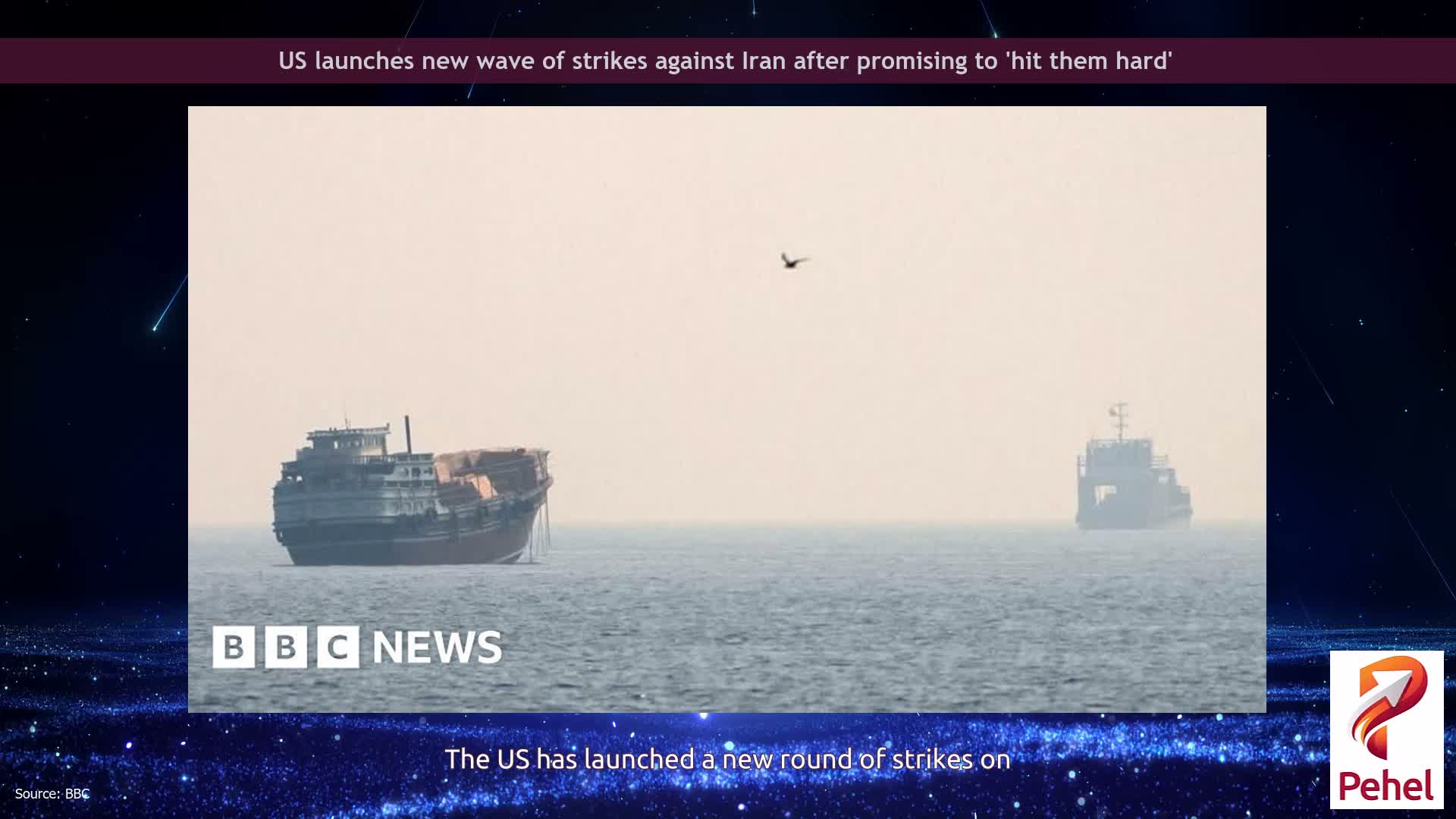 US launches new wave of strikes against Iran after promising to 'hit them hard'
