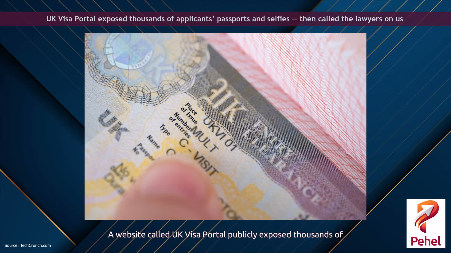 UK Visa Portal exposed thousands of applicants’ passports and selfies — then called the lawyers on us