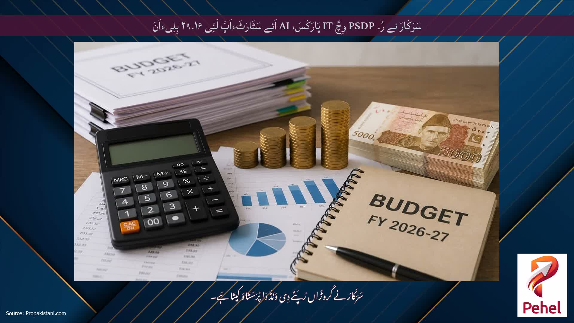 سَرَکَارَ نے رُ۔ PSDP وِچَّ IT پَارَکَسَ، AI اَتے سَٹَارَٹَءاَپَّ لَئِی ۱۶۔۲۹ بِلِیءاَنَ