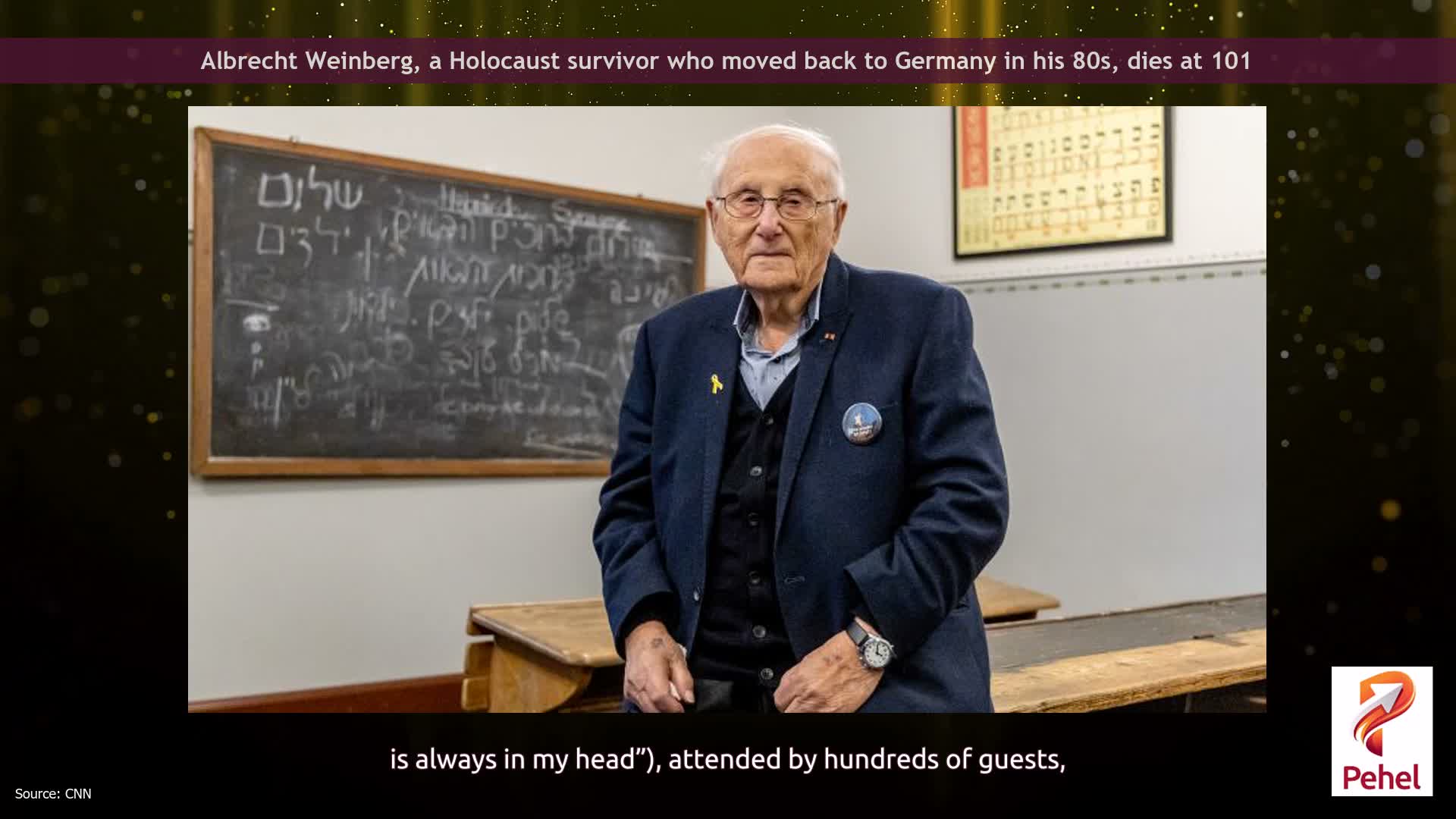 Albrecht Weinberg, a Holocaust survivor who moved back to Germany in his 80s, dies at 101