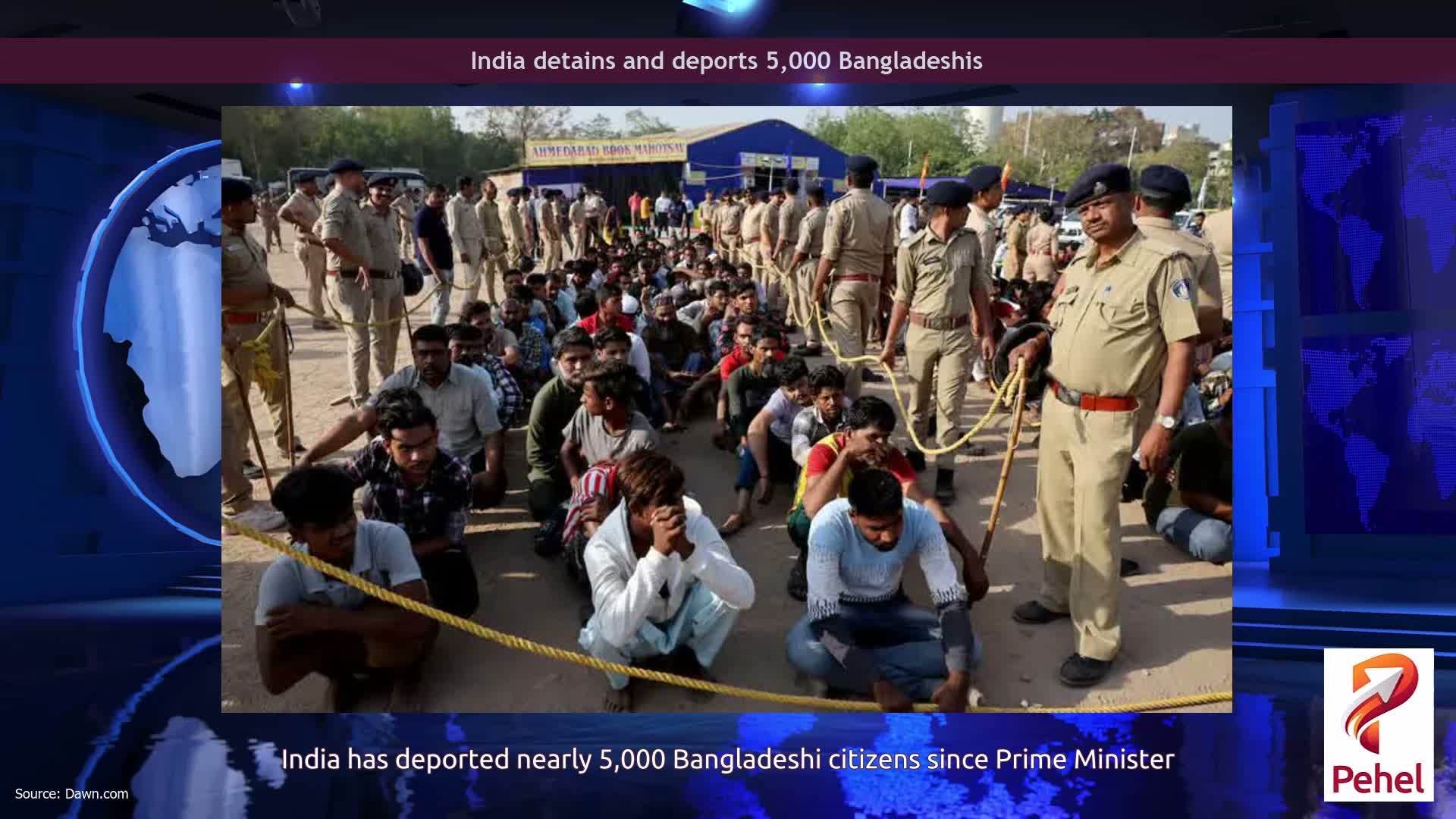 India detains and deports 5,000 Bangladeshis