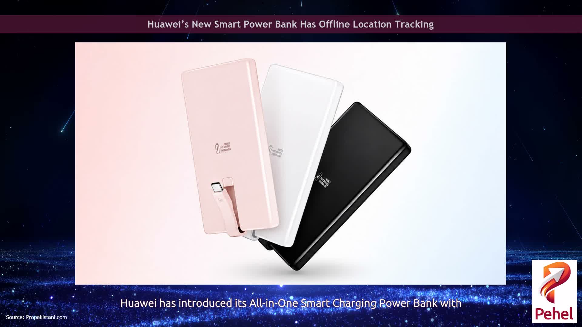 Huawei’s New Smart Power Bank Has Offline Location Tracking