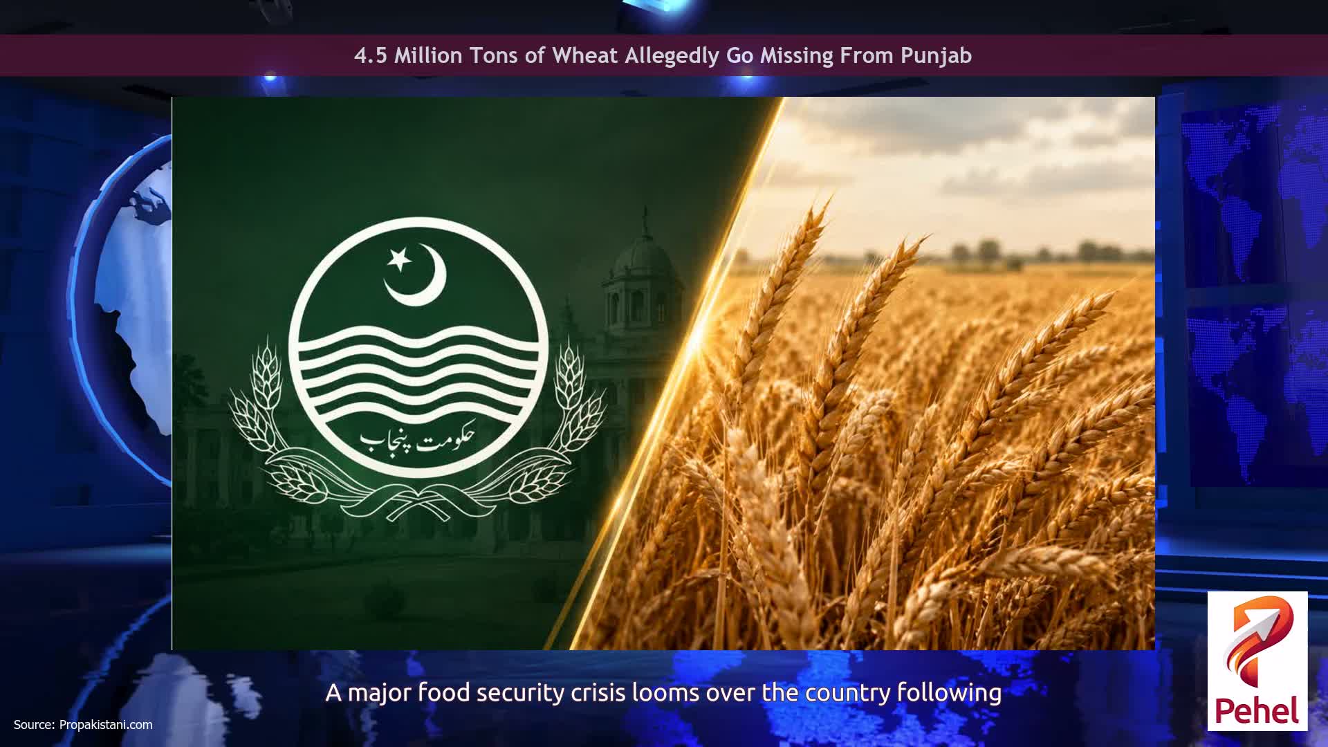 4.5 Million Tons of Wheat Allegedly Go Missing From Punjab