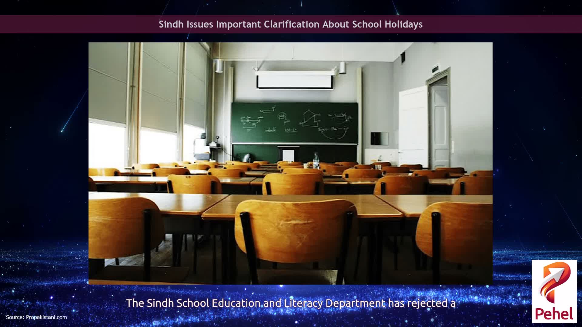 Sindh Issues Important Clarification About School Holidays