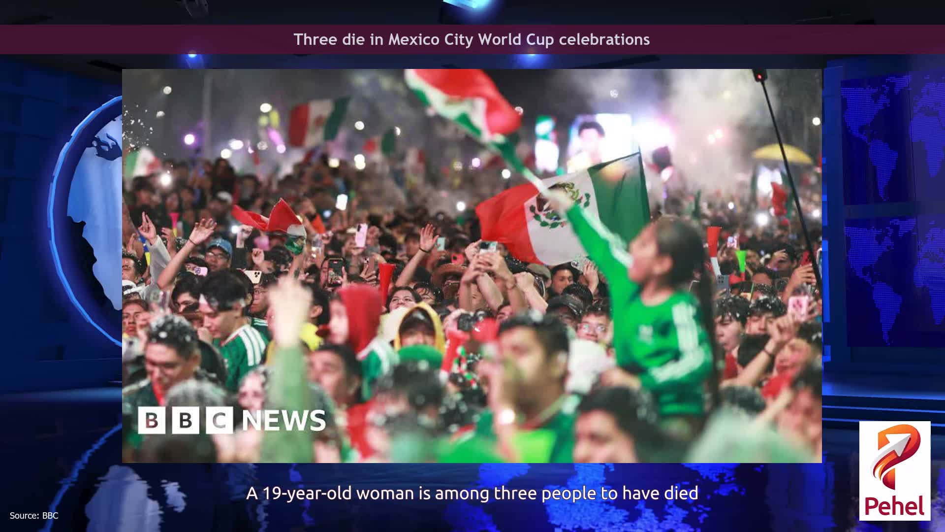 Three die in Mexico City World Cup celebrations