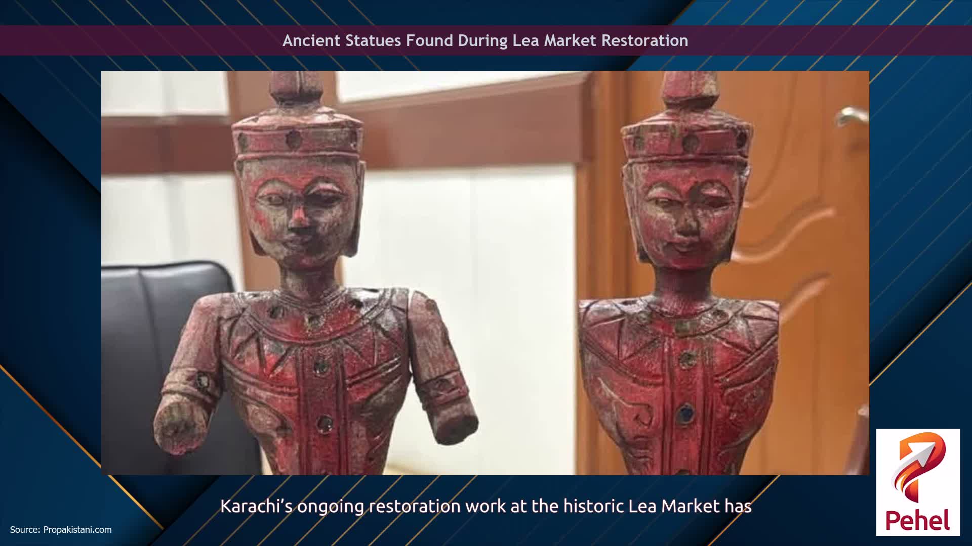 Ancient Statues Found During Lea Market Restoration