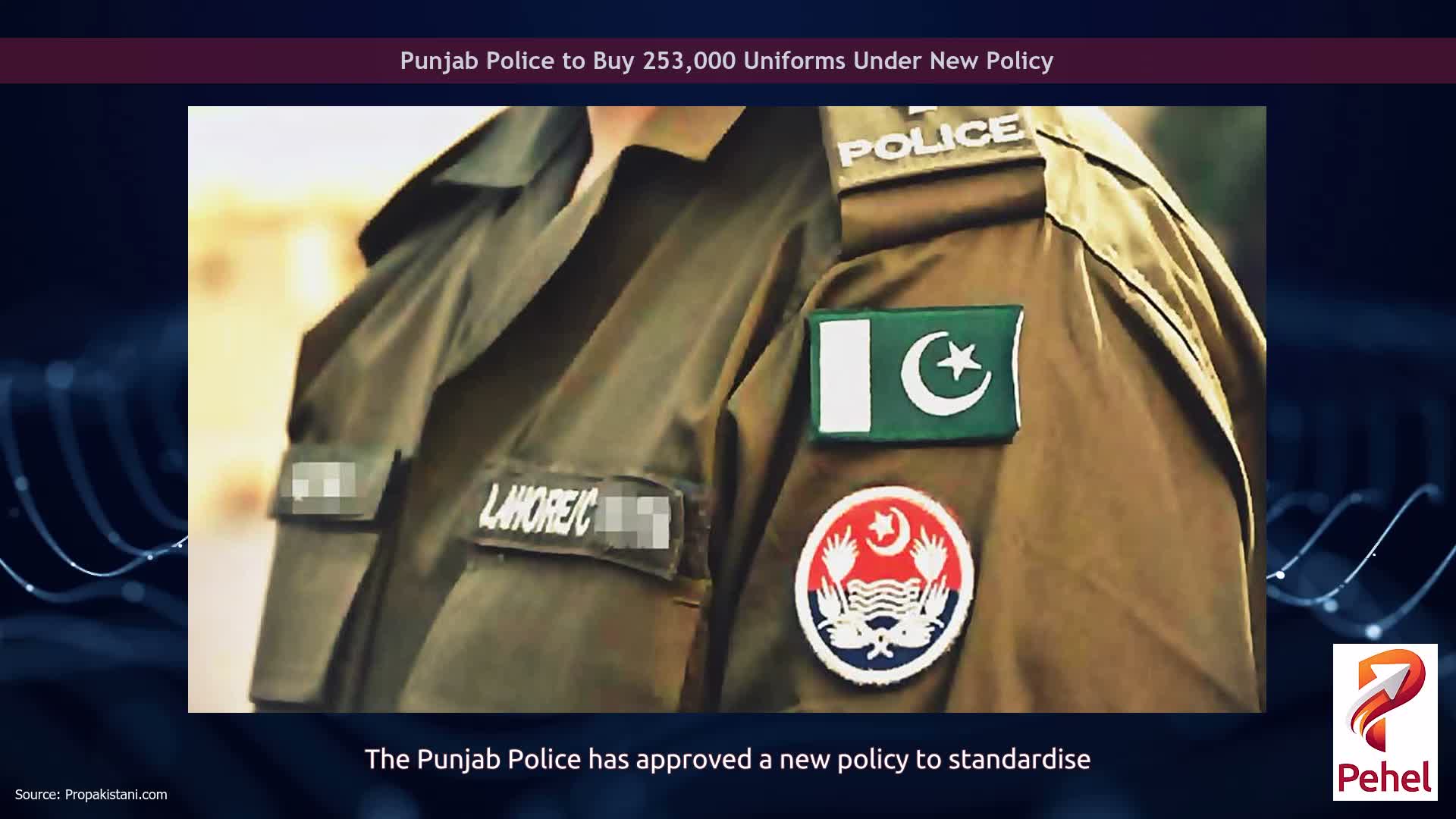 Punjab Police to Buy 253,000 Uniforms Under New Policy