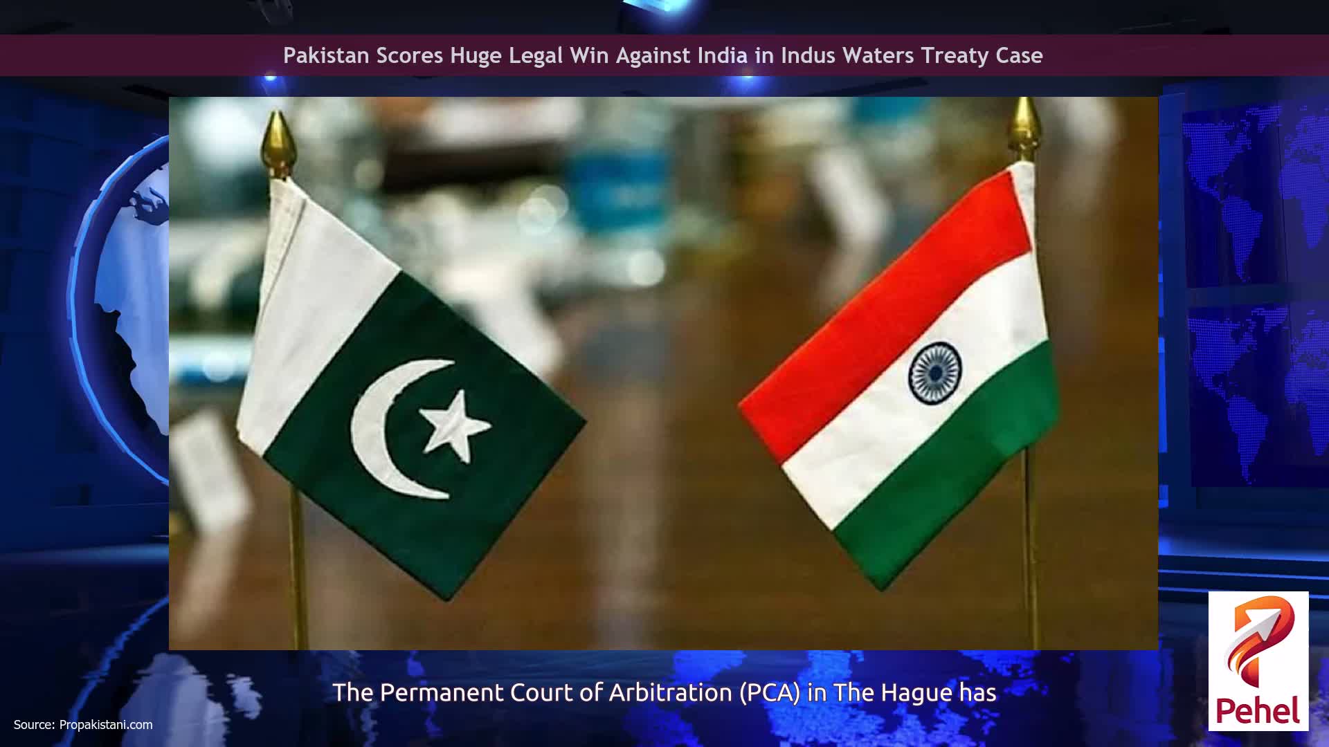 Pakistan Scores Huge Legal Win Against India in Indus Waters Treaty Case