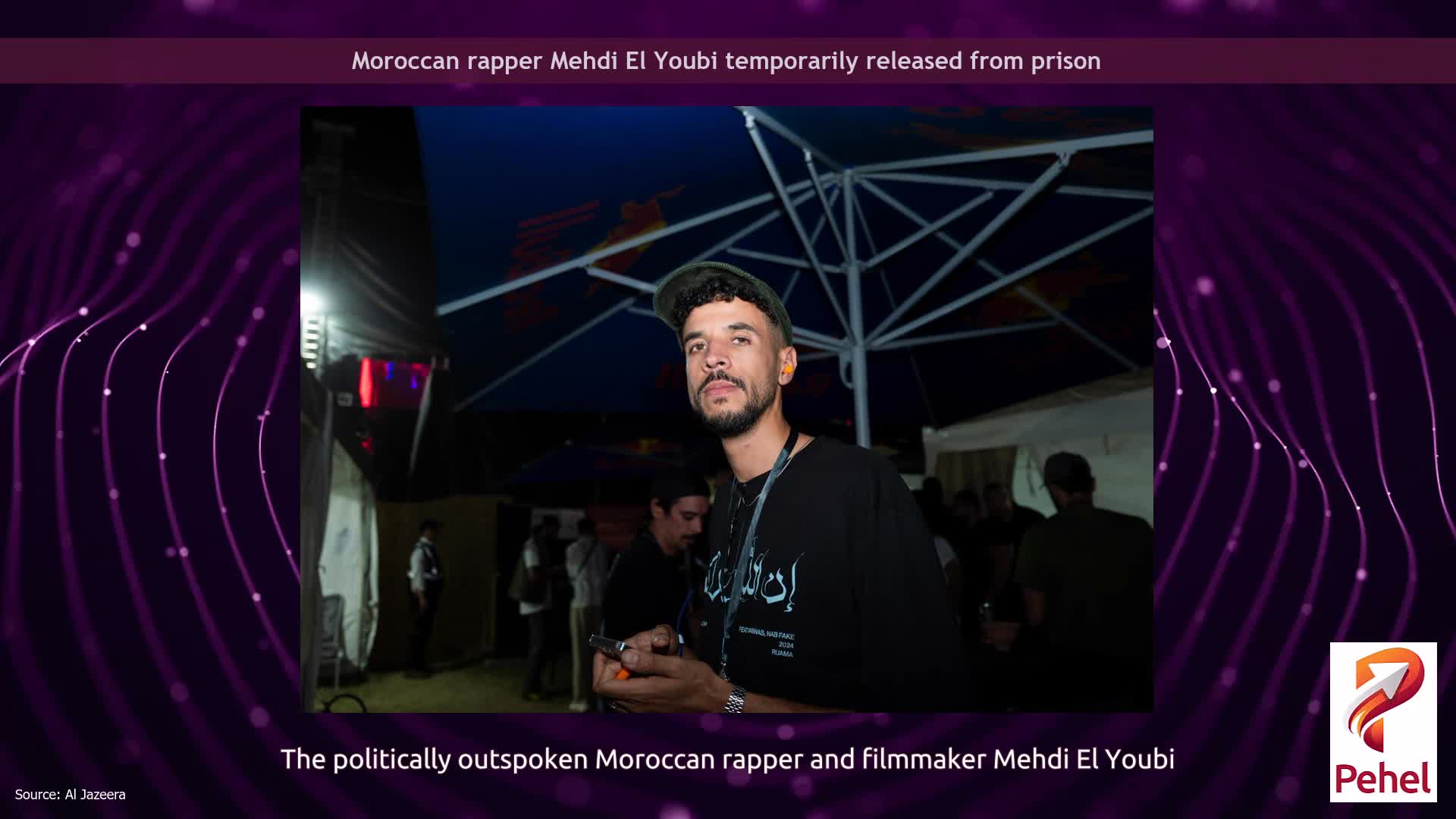 Moroccan rapper Mehdi El Youbi temporarily released from prison