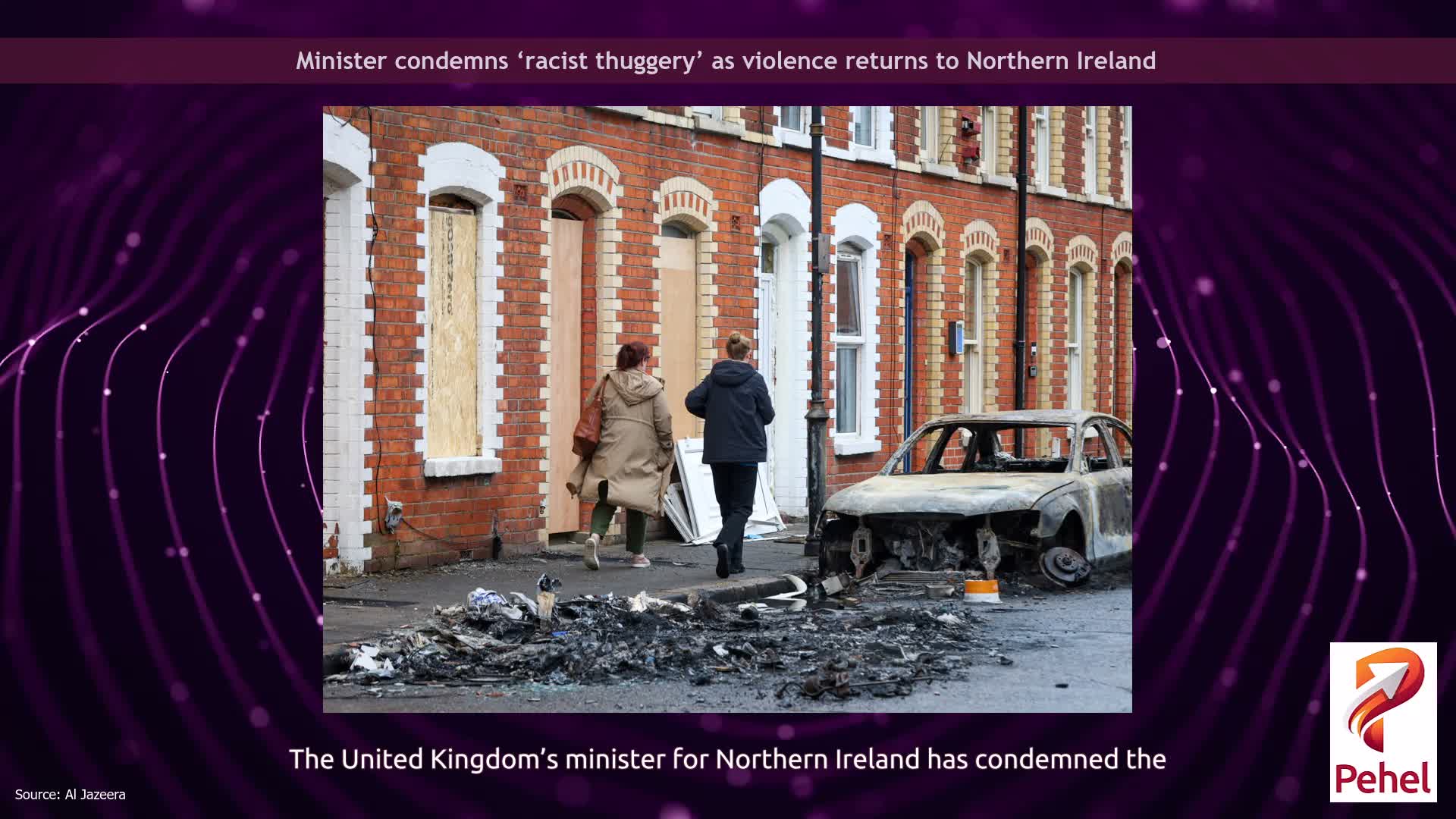 Minister condemns ‘racist thuggery’ as violence returns to Northern Ireland