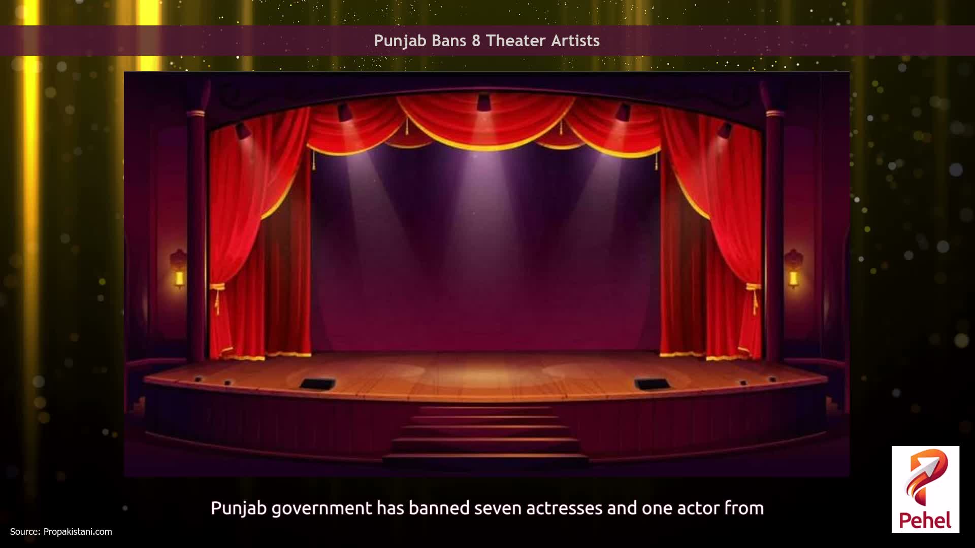 Punjab Bans 8 Theater Artists