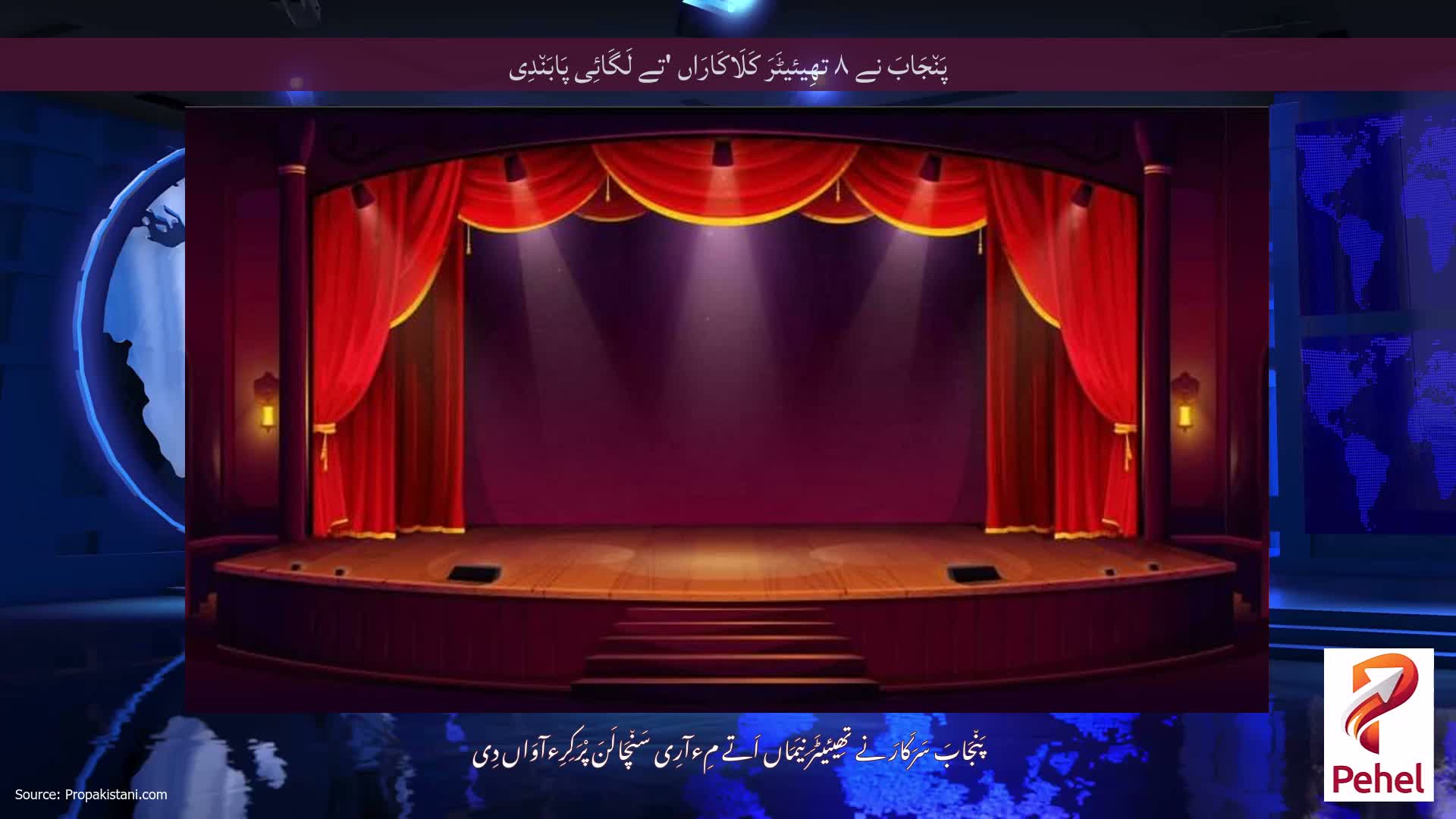 پَن٘جَابَ نے ۸ تھِیئیٹَرَ کَلَاکَارَاں 'تے لَگَائِی پَابَن٘دِی