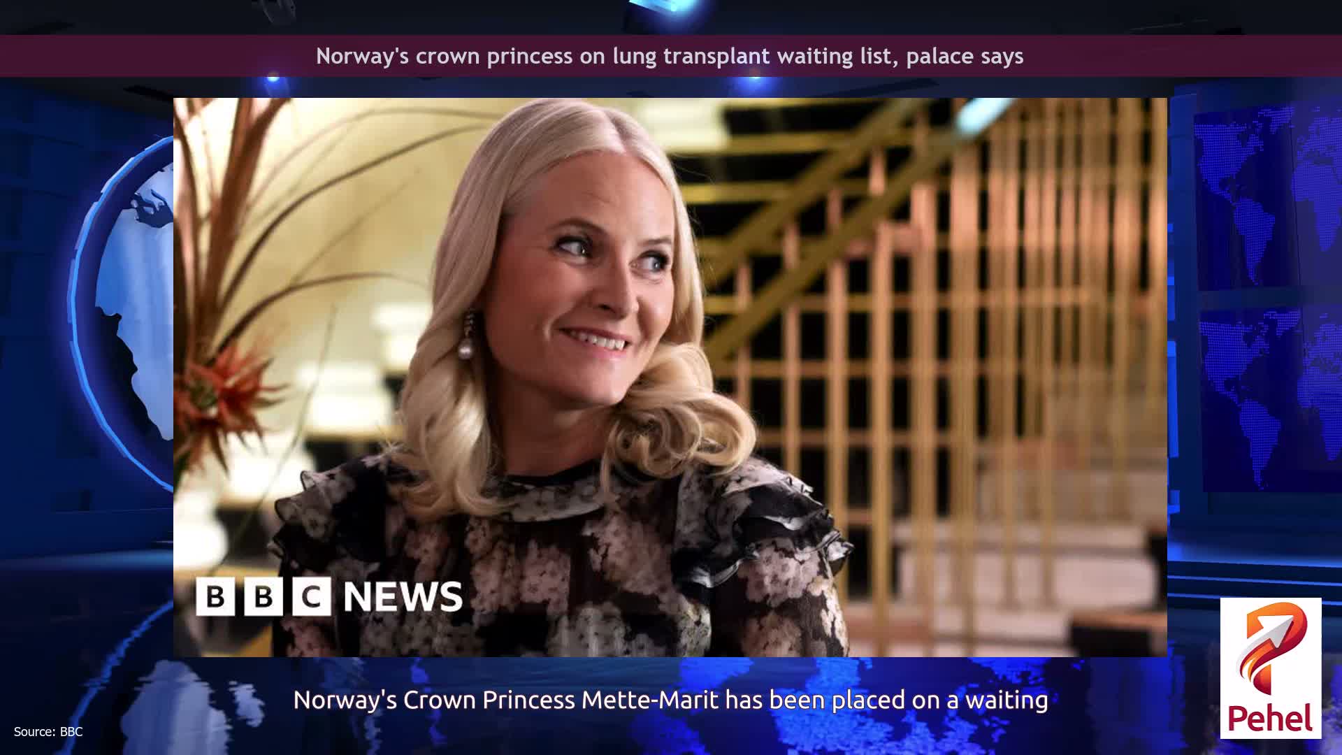 Norway's crown princess on lung transplant waiting list, palace says