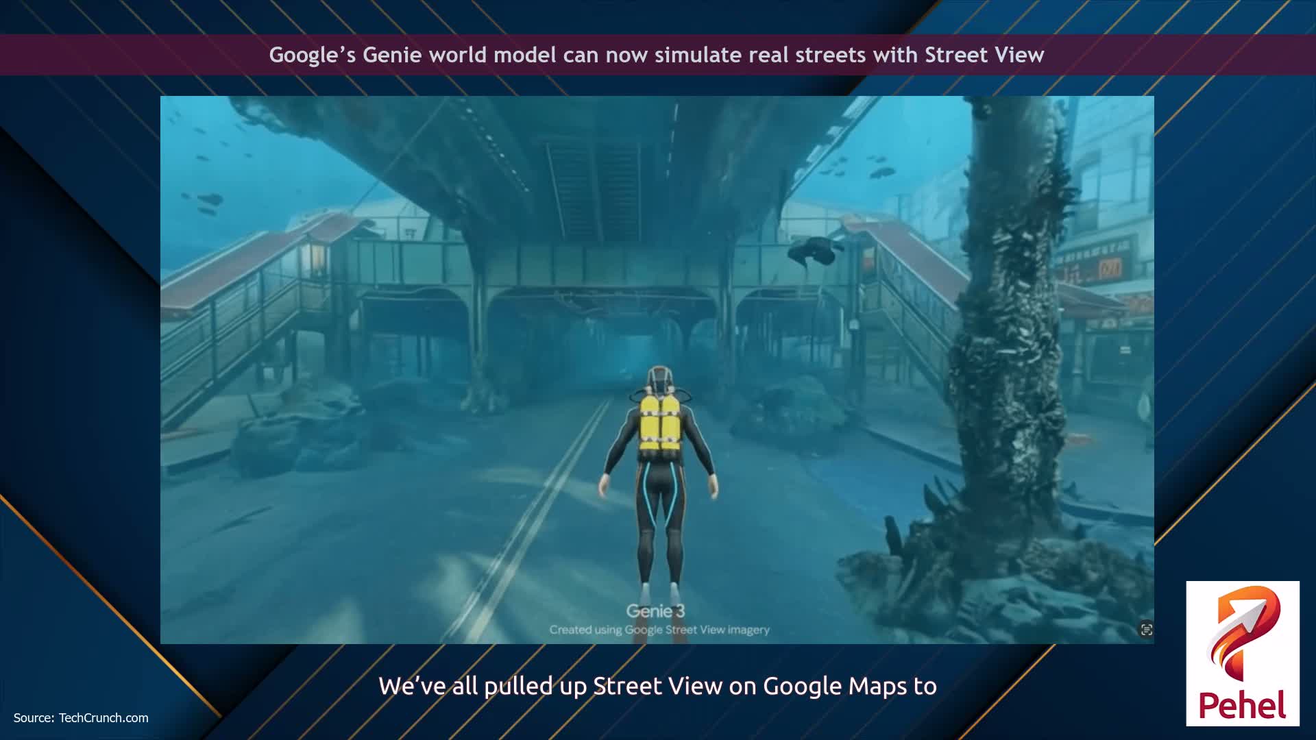 Google’s Genie world model can now simulate real streets with Street View