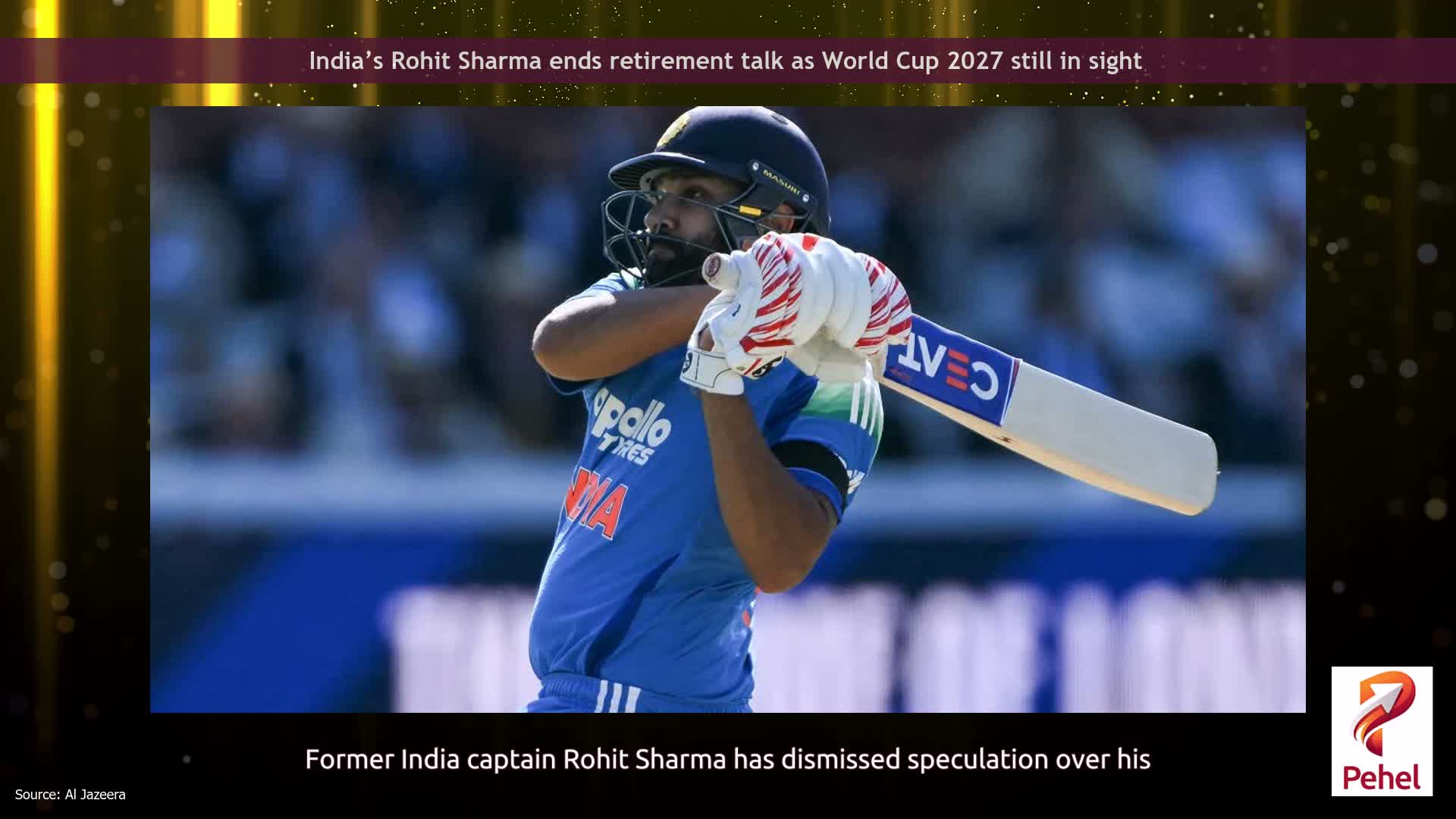 India’s Rohit Sharma ends retirement talk as World Cup 2027 still in sight