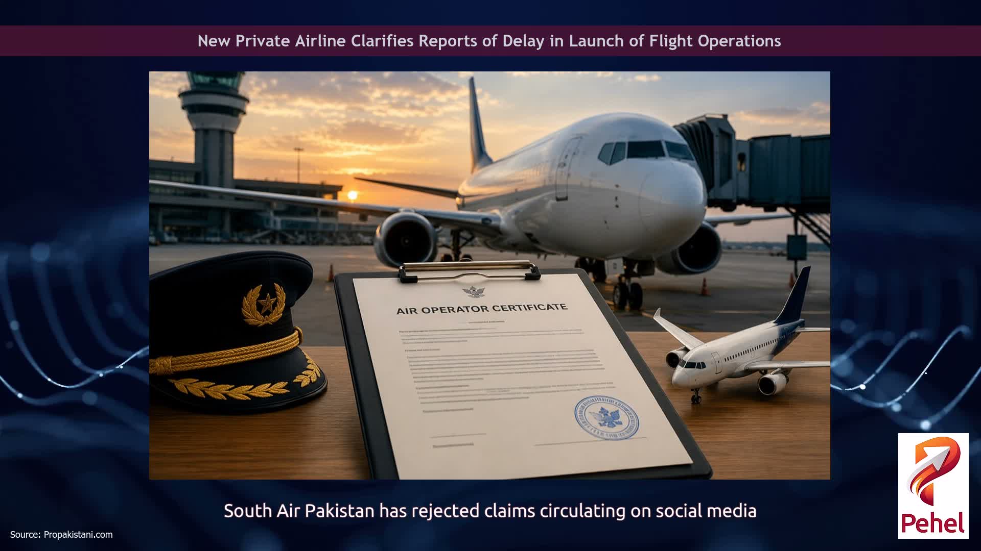New Private Airline Clarifies Reports of Delay in Launch of Flight Operations